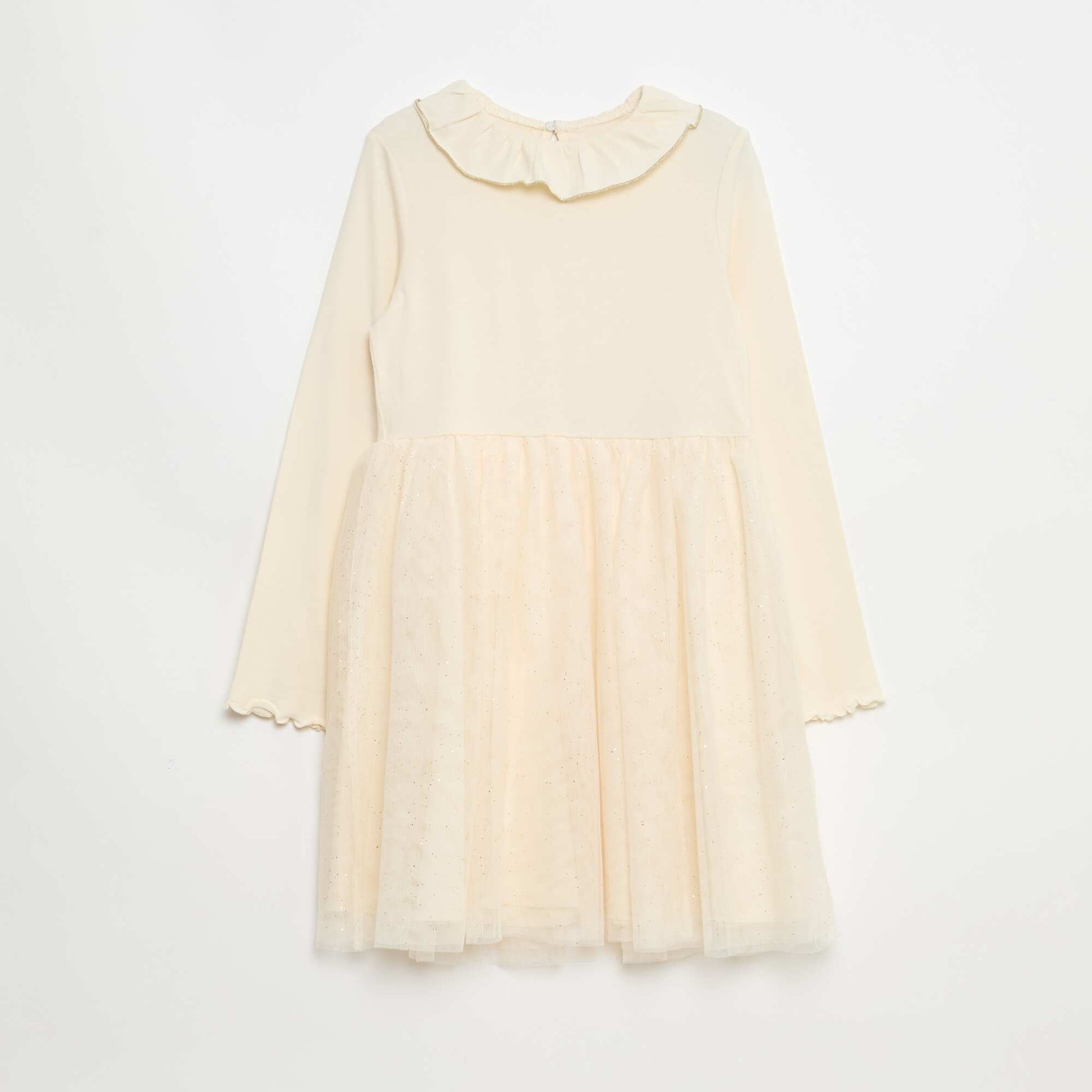 Robe en jersey coton uni BLANC