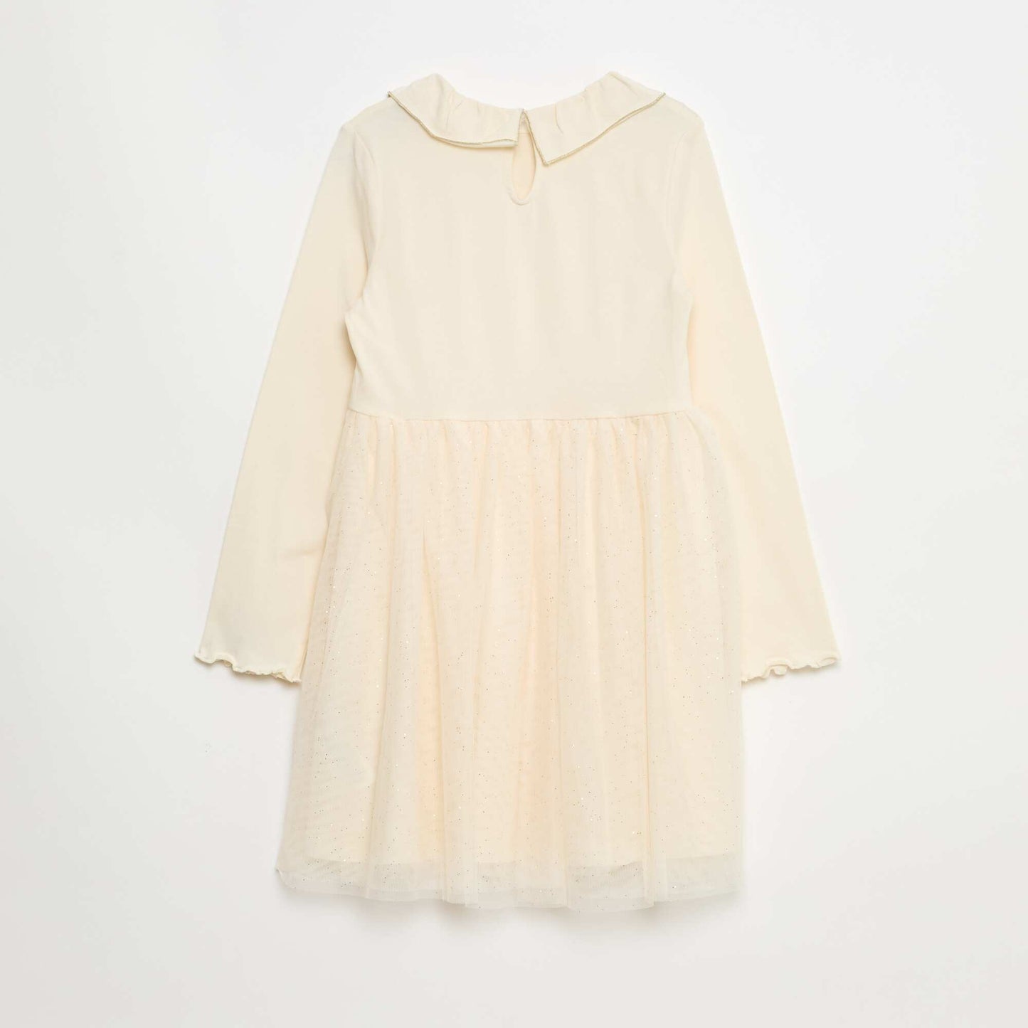 Robe en jersey coton uni BLANC