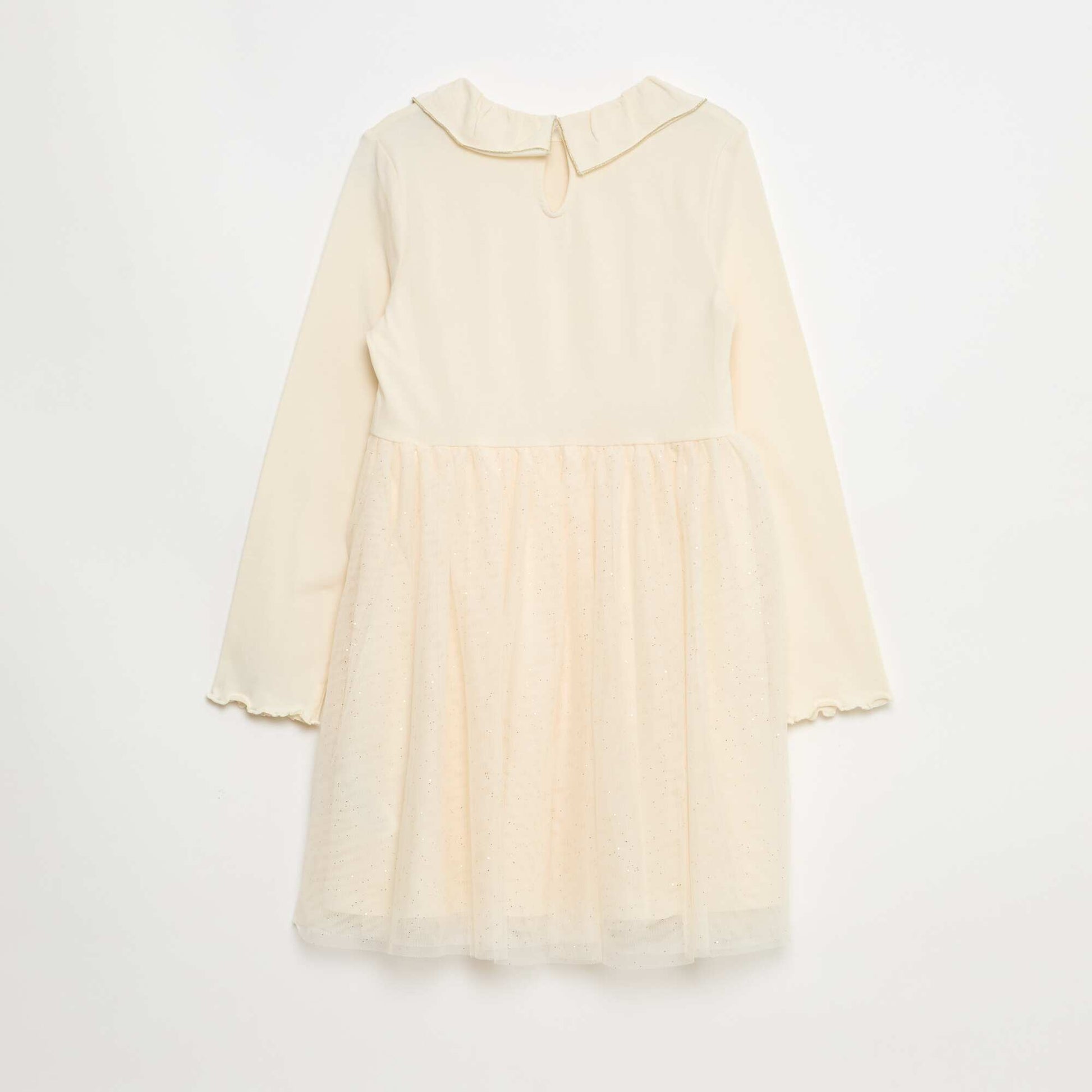 Robe en jersey coton uni BLANC