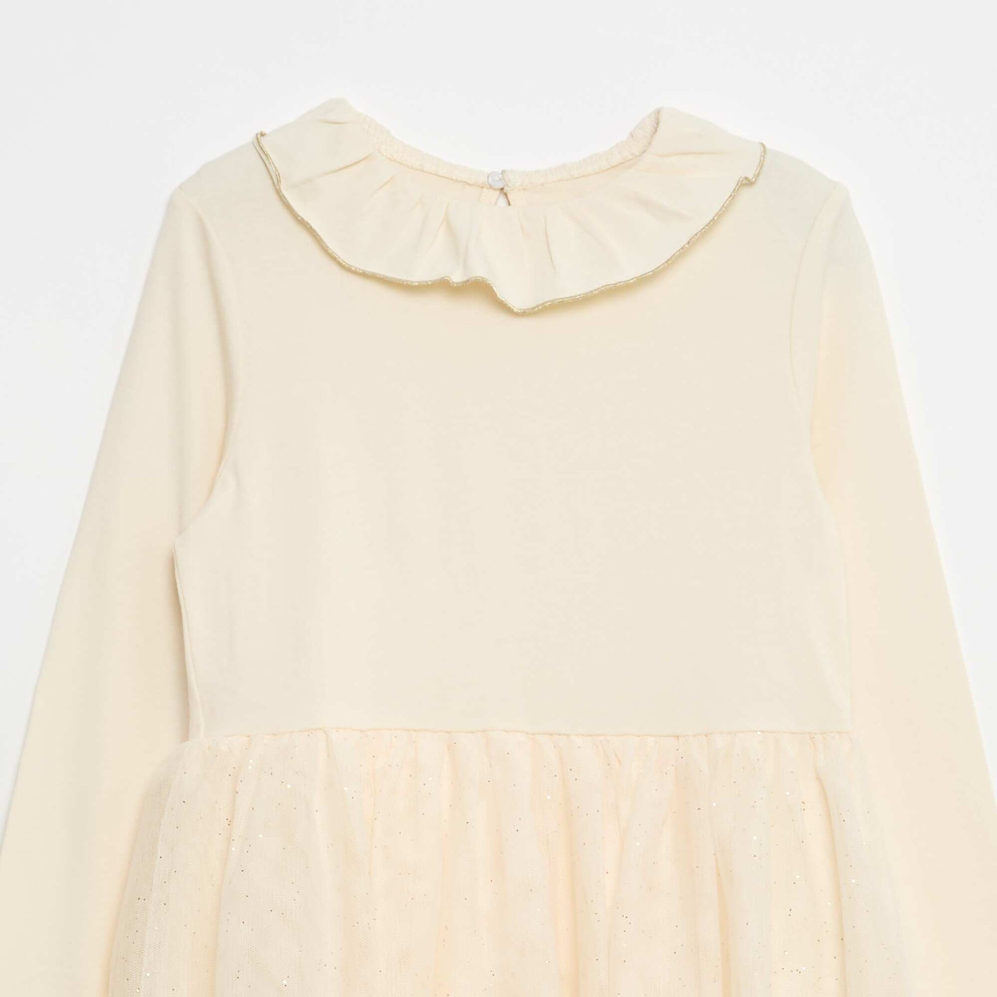 Robe en jersey coton uni BLANC