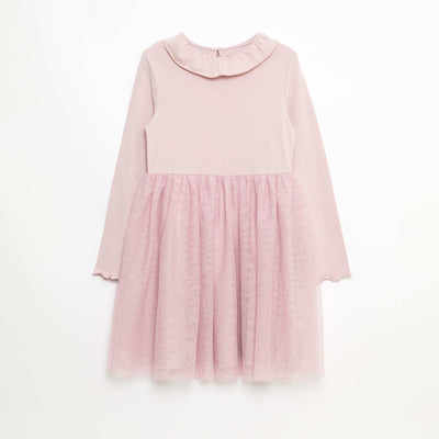 Robe en jersey coton uni VIOLET