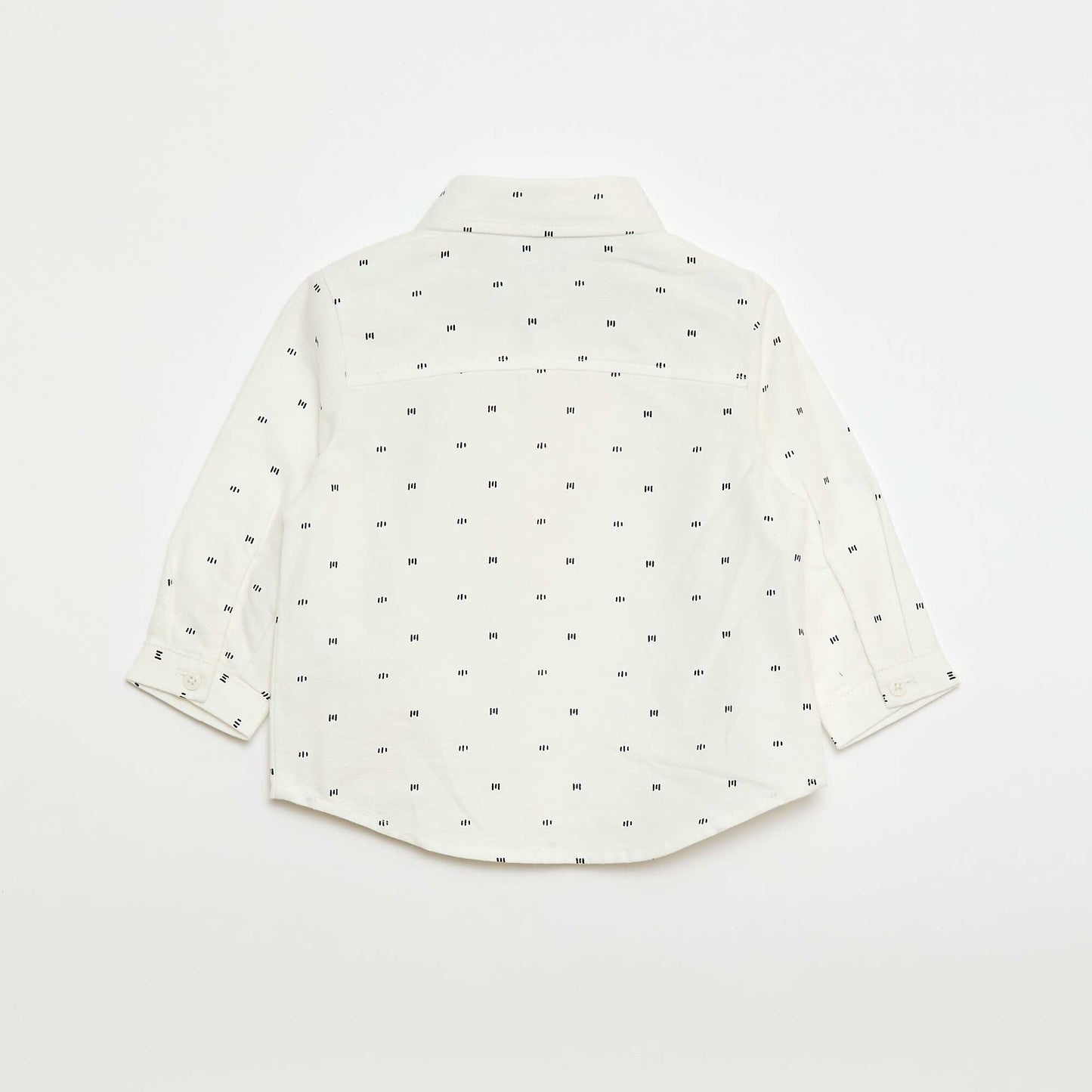 Ensemble chemise + pantalon à bretelles - 2 pièces BLANC/VERT