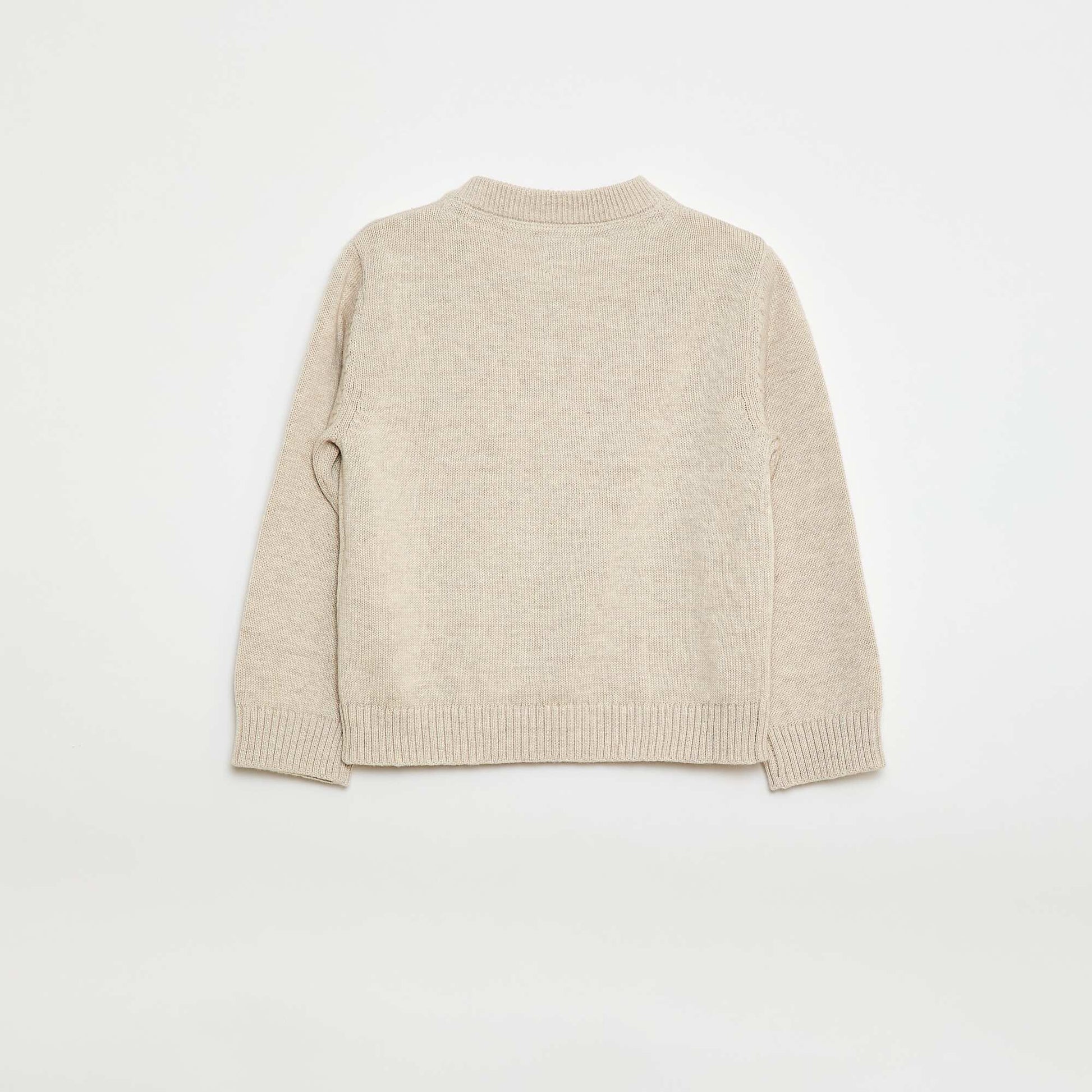 Gilet fin zippé BEIGE