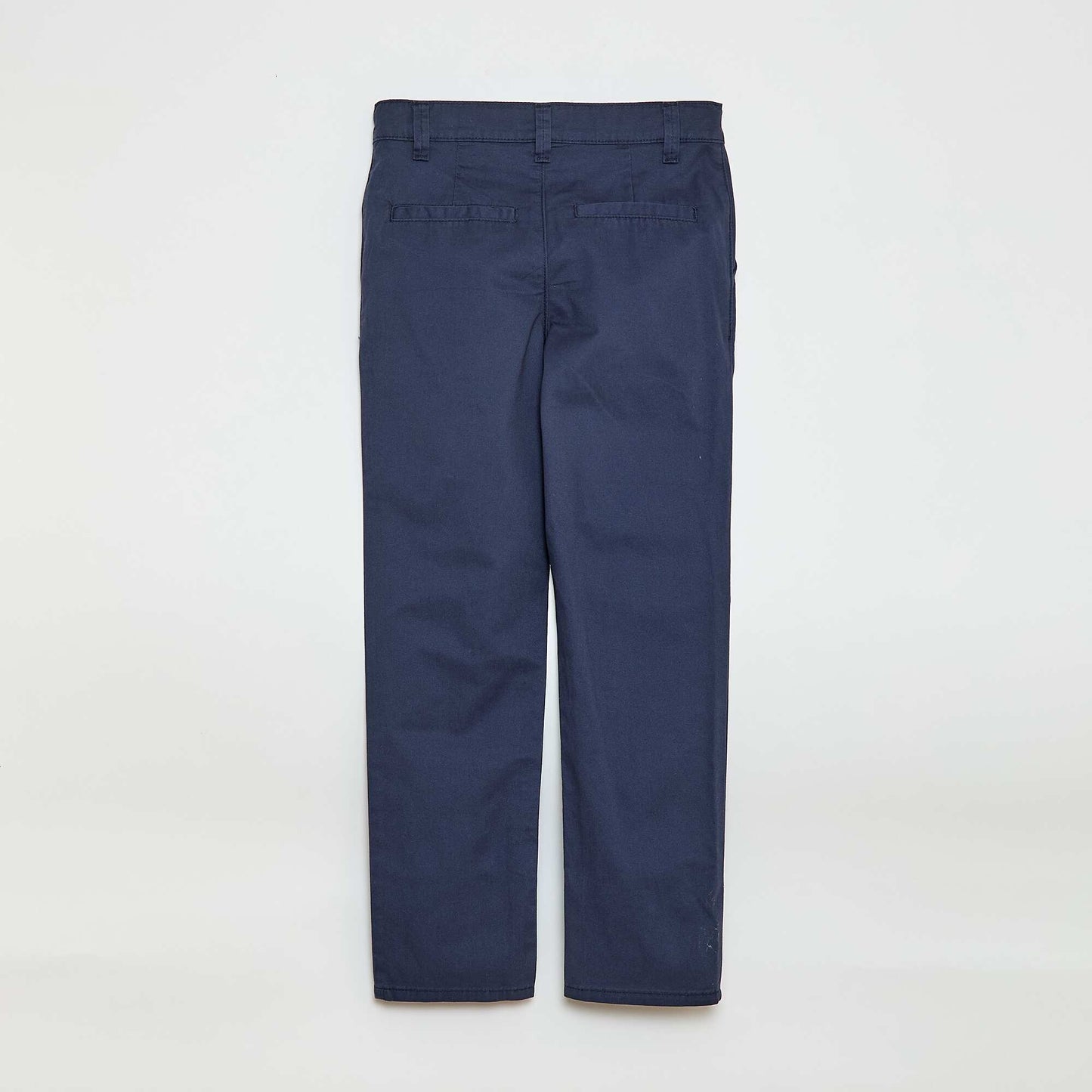 Chino 5 poches slim fit uni BLEU