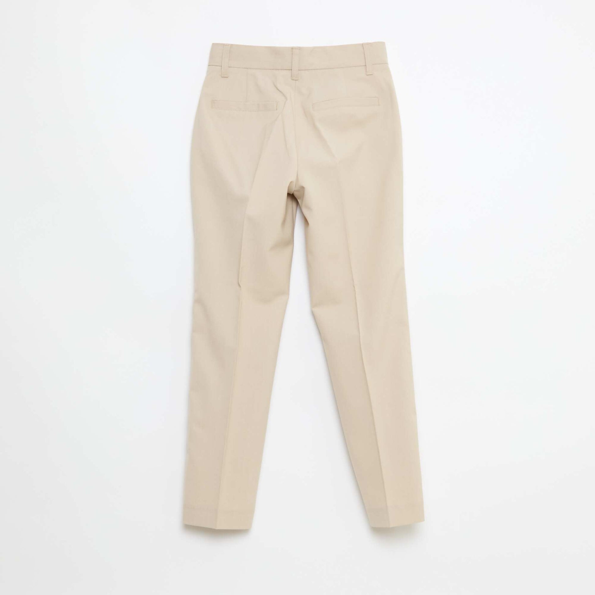 Pantalon de costume slim fit ajustable BEIGE