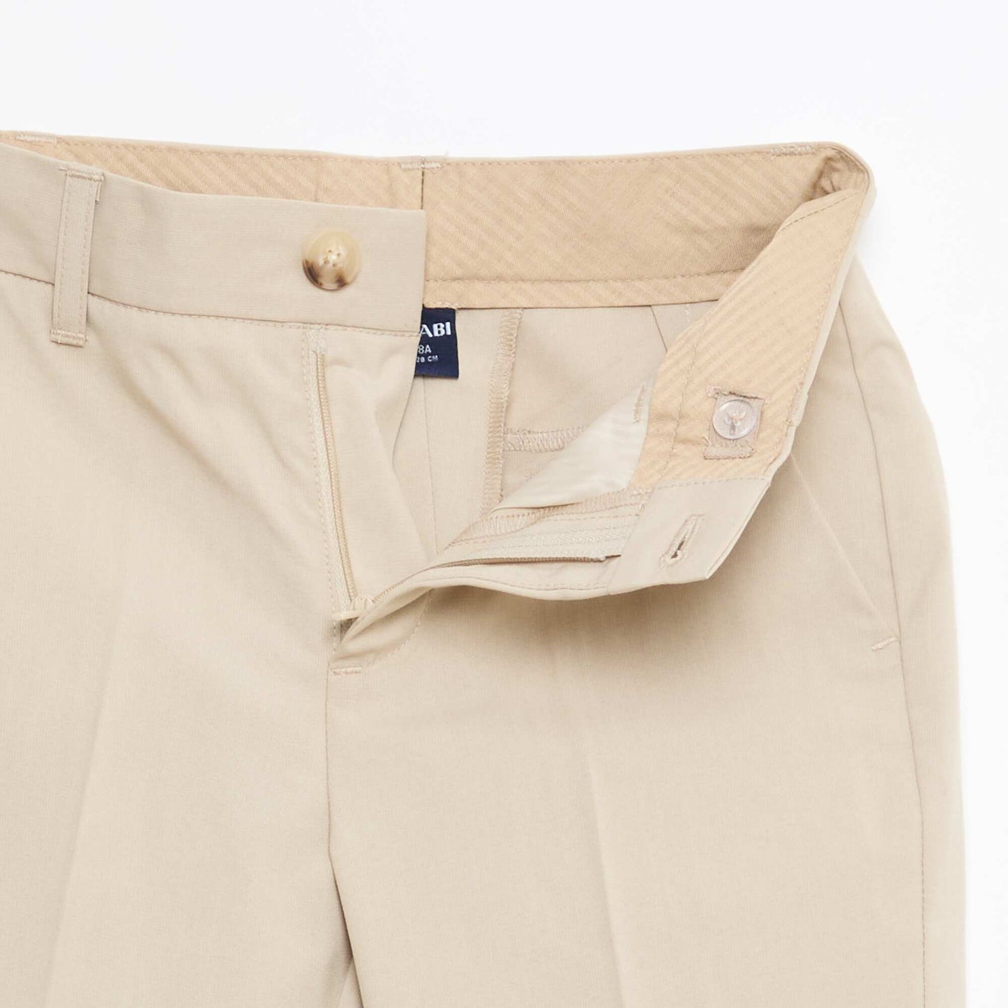 Pantalon de costume slim fit ajustable BEIGE