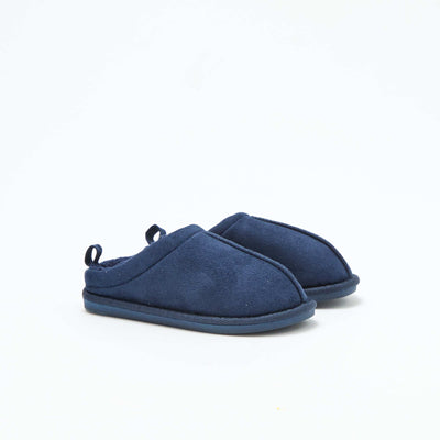 Chaussons sabot fourré BLEU
