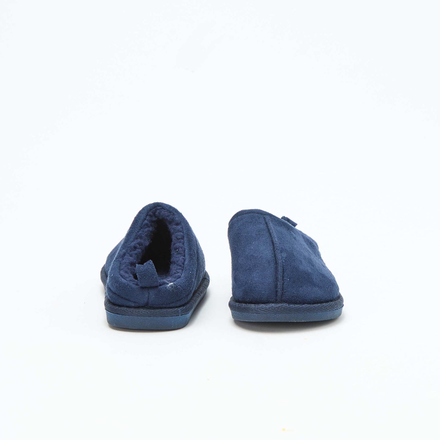 Chaussons sabot fourré BLEU