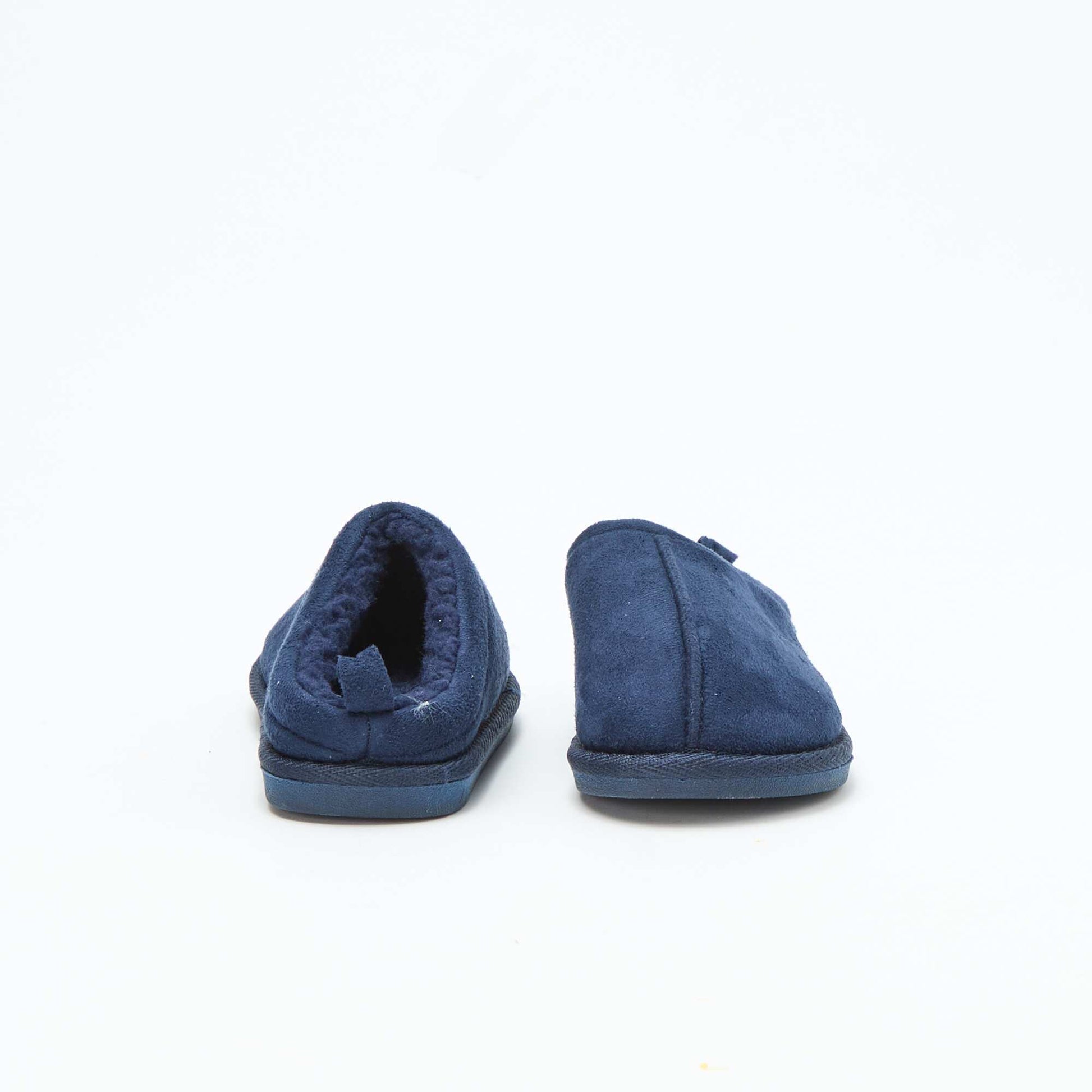 Chaussons sabot fourré BLEU