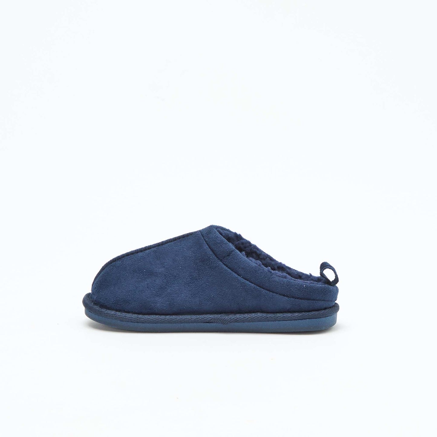 Chaussons sabot fourré BLEU