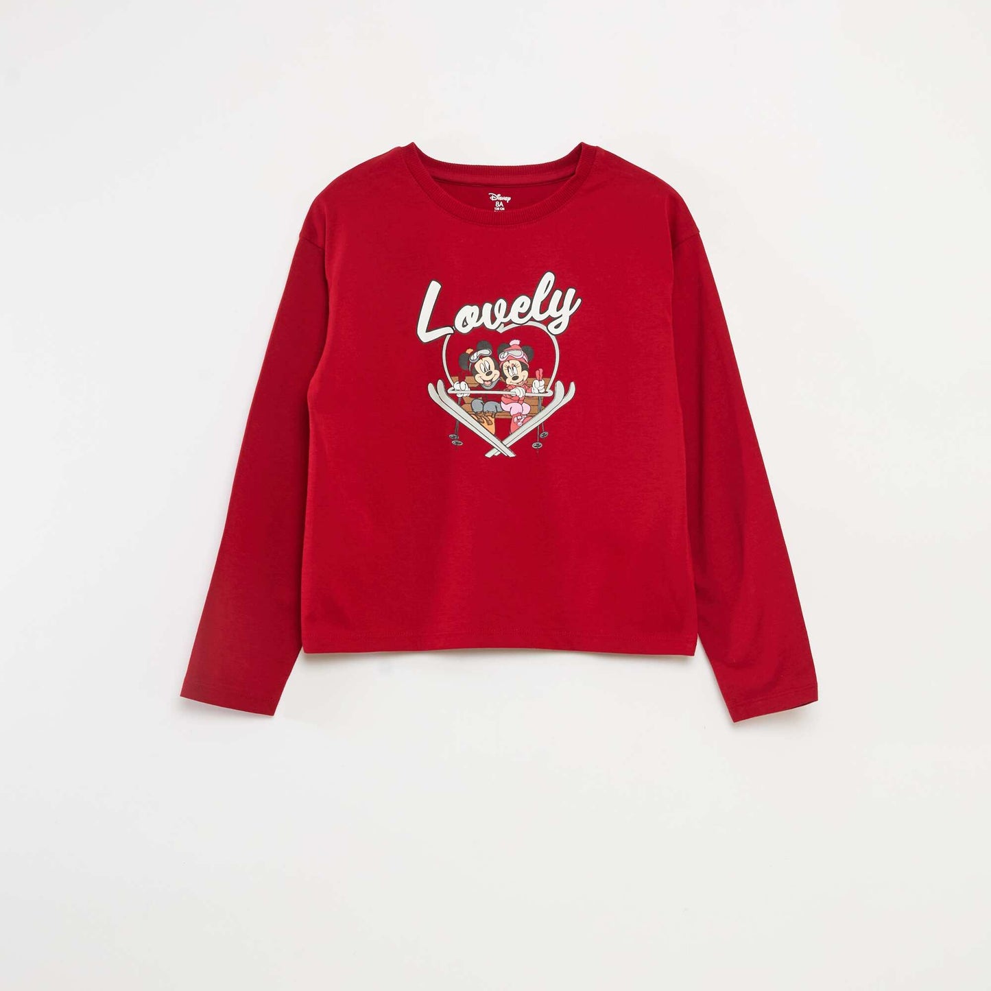 Ensemble de pyjama Noël 'Disney' 'Minnie' en jersey coton ROUGE