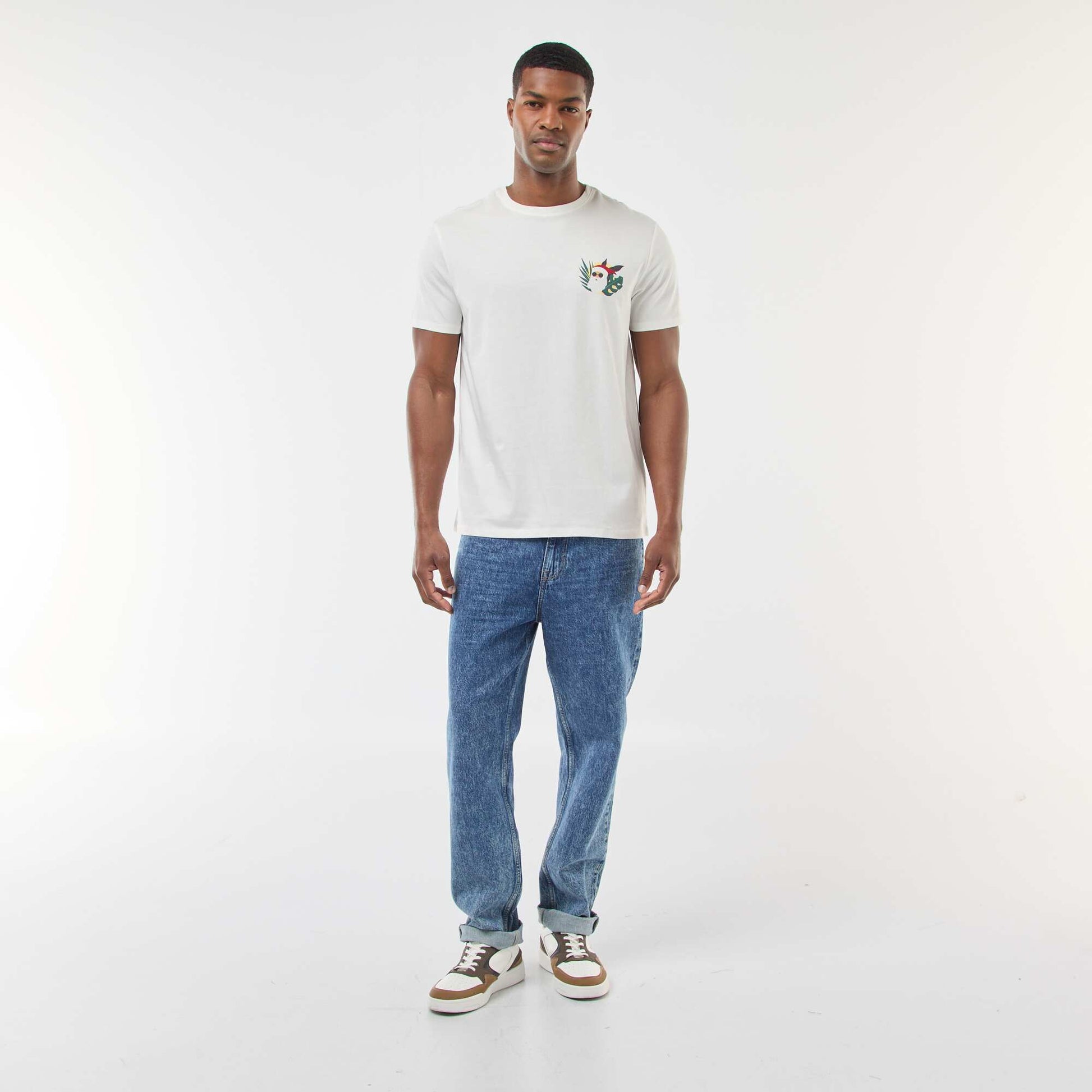 Tee-shirt de Noël fantaisie BLANC