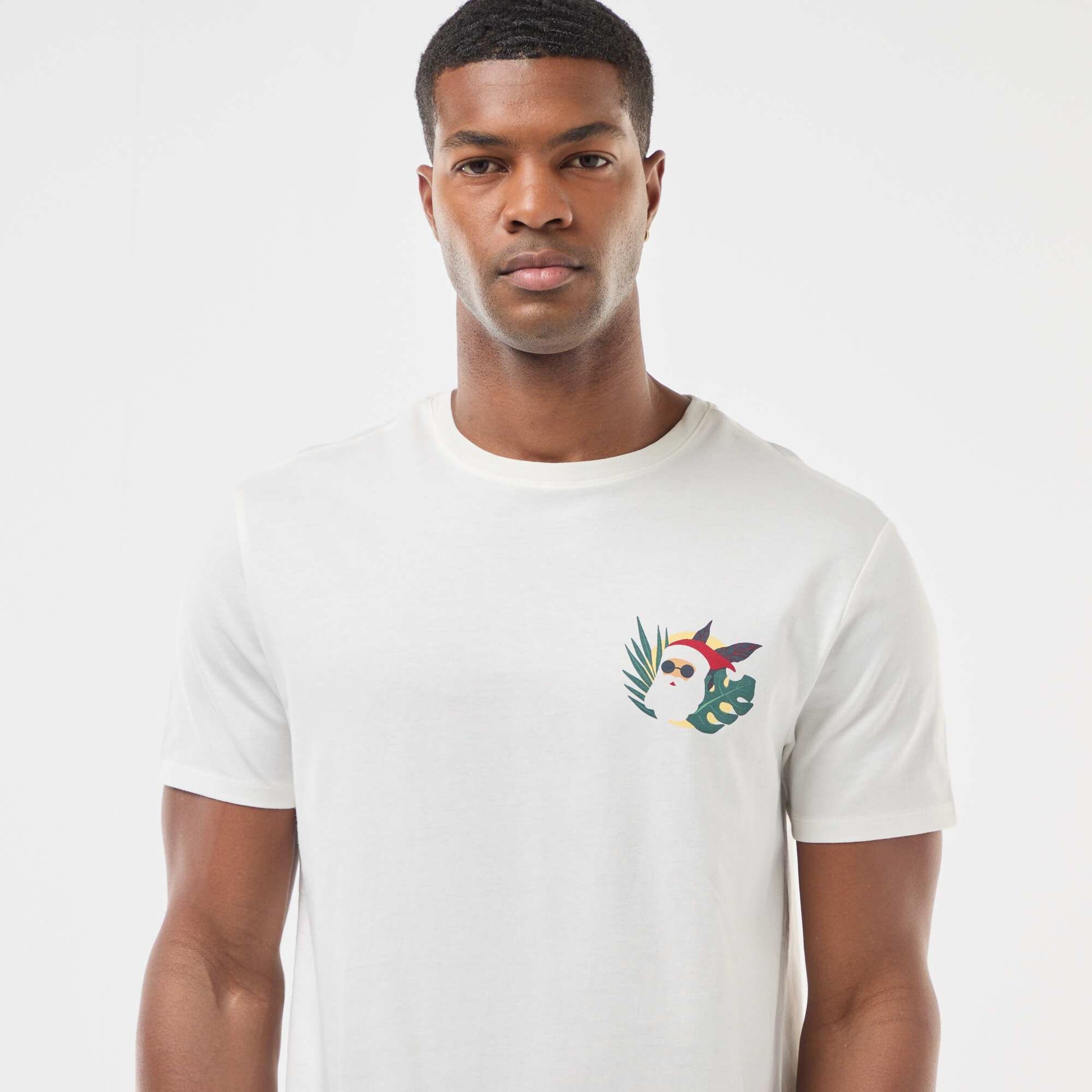 Tee-shirt de Noël fantaisie BLANC