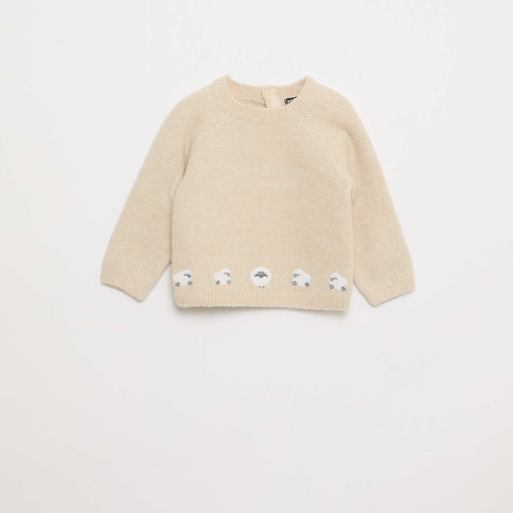 Ensemble pull + pantalon en maille - 2 pièces BEIGE