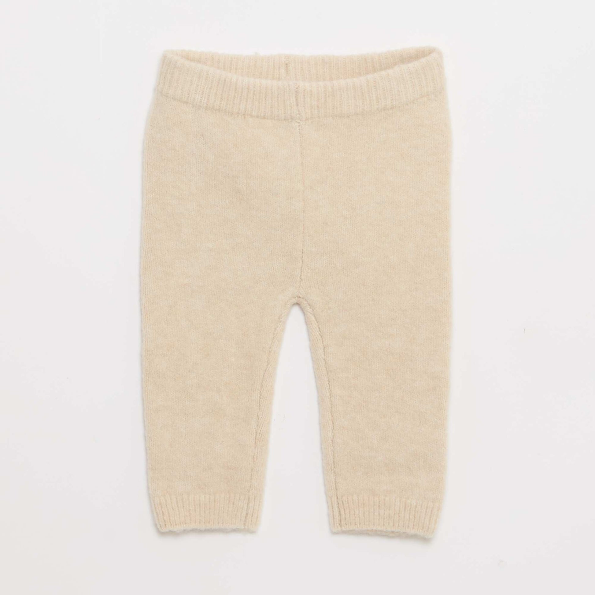 Ensemble pull + pantalon en maille - 2 pièces BEIGE