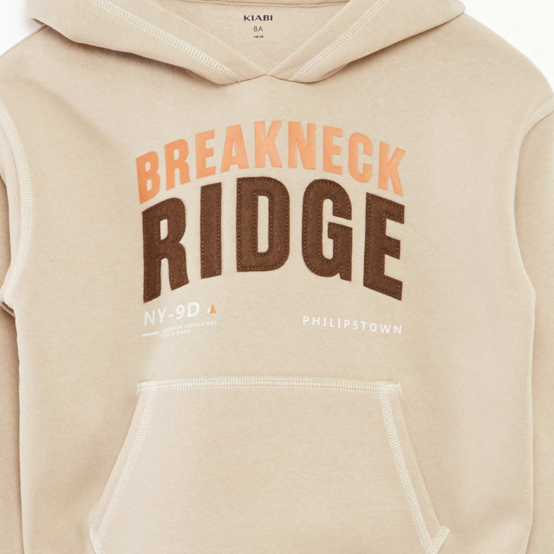 Sweat à capuche imprimé BEIGE