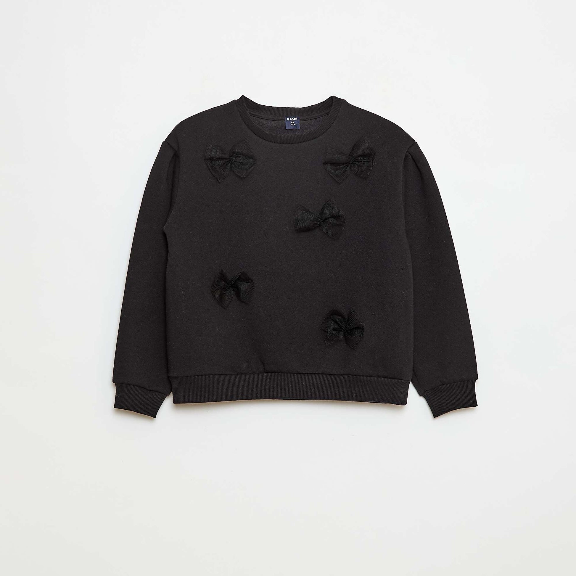 Sweat polaire fantaisie NOIR