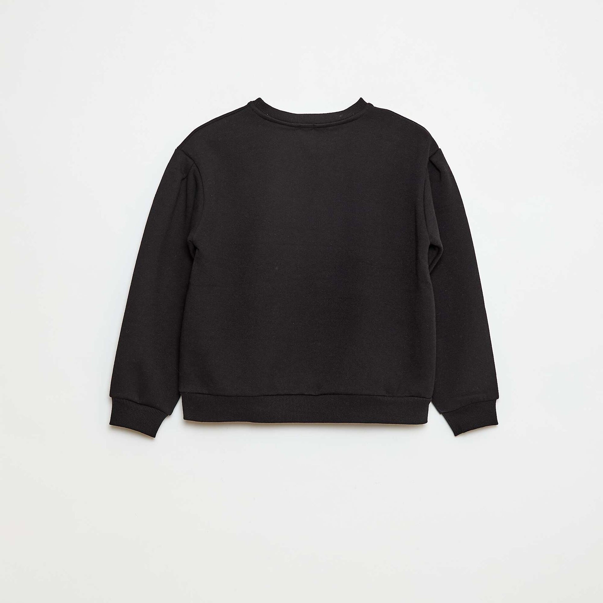 Sweat polaire fantaisie NOIR