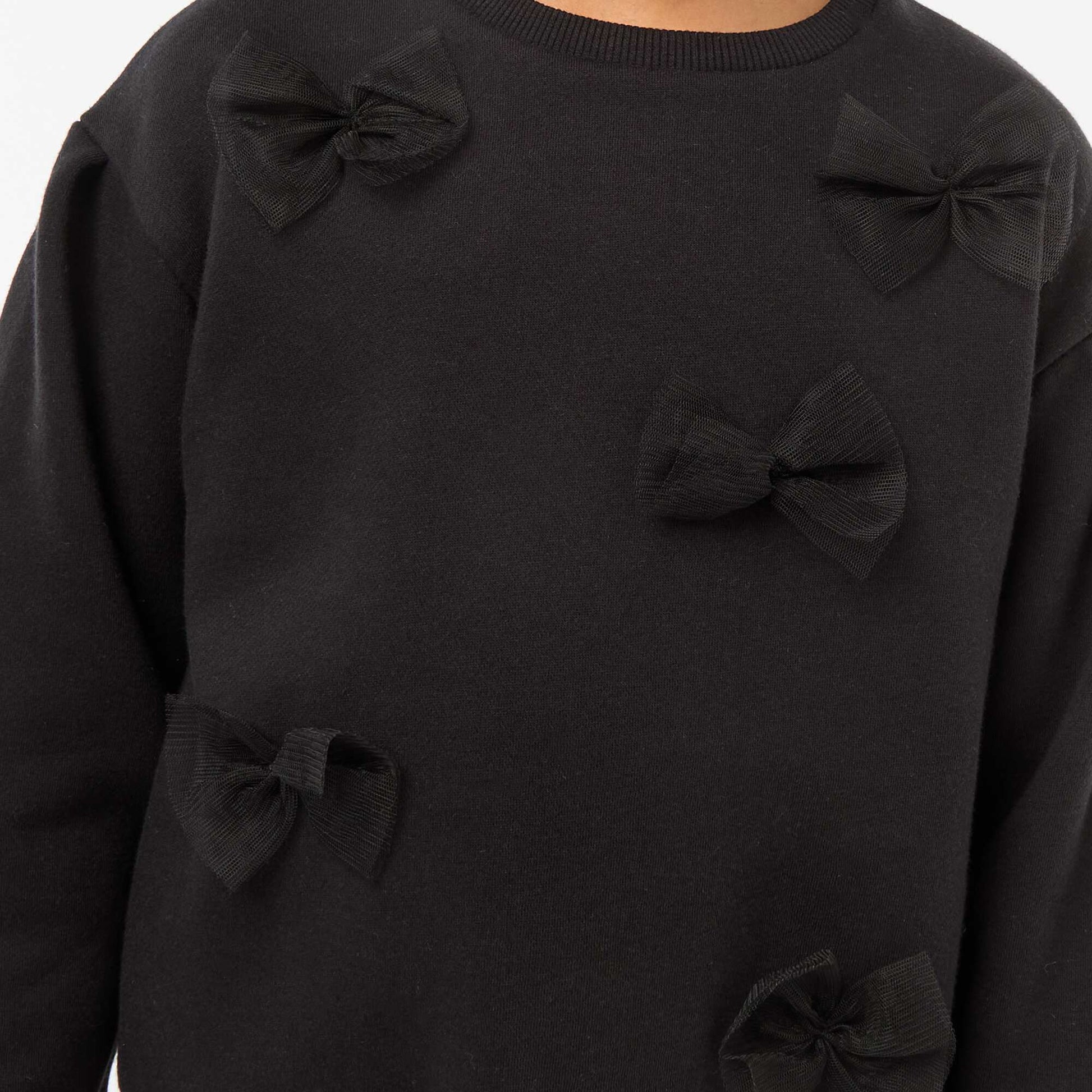Sweat polaire fantaisie NOIR
