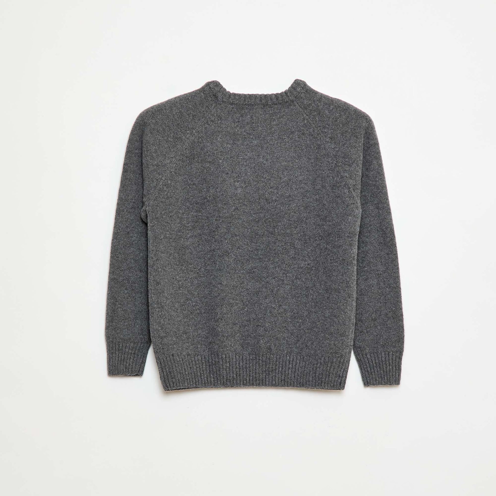 Pull ultra-doux à message GRIS