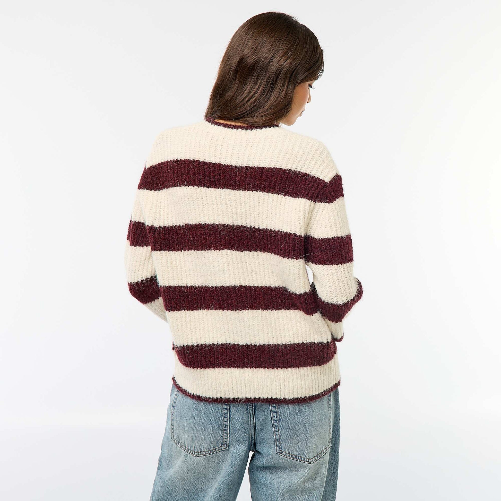 Pull en maille grosse jauge BEIGE