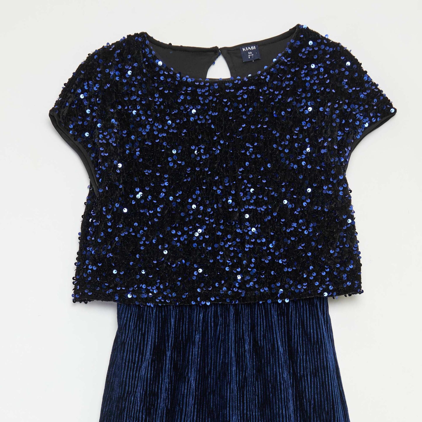 Combinaison en velours sequins BLEU