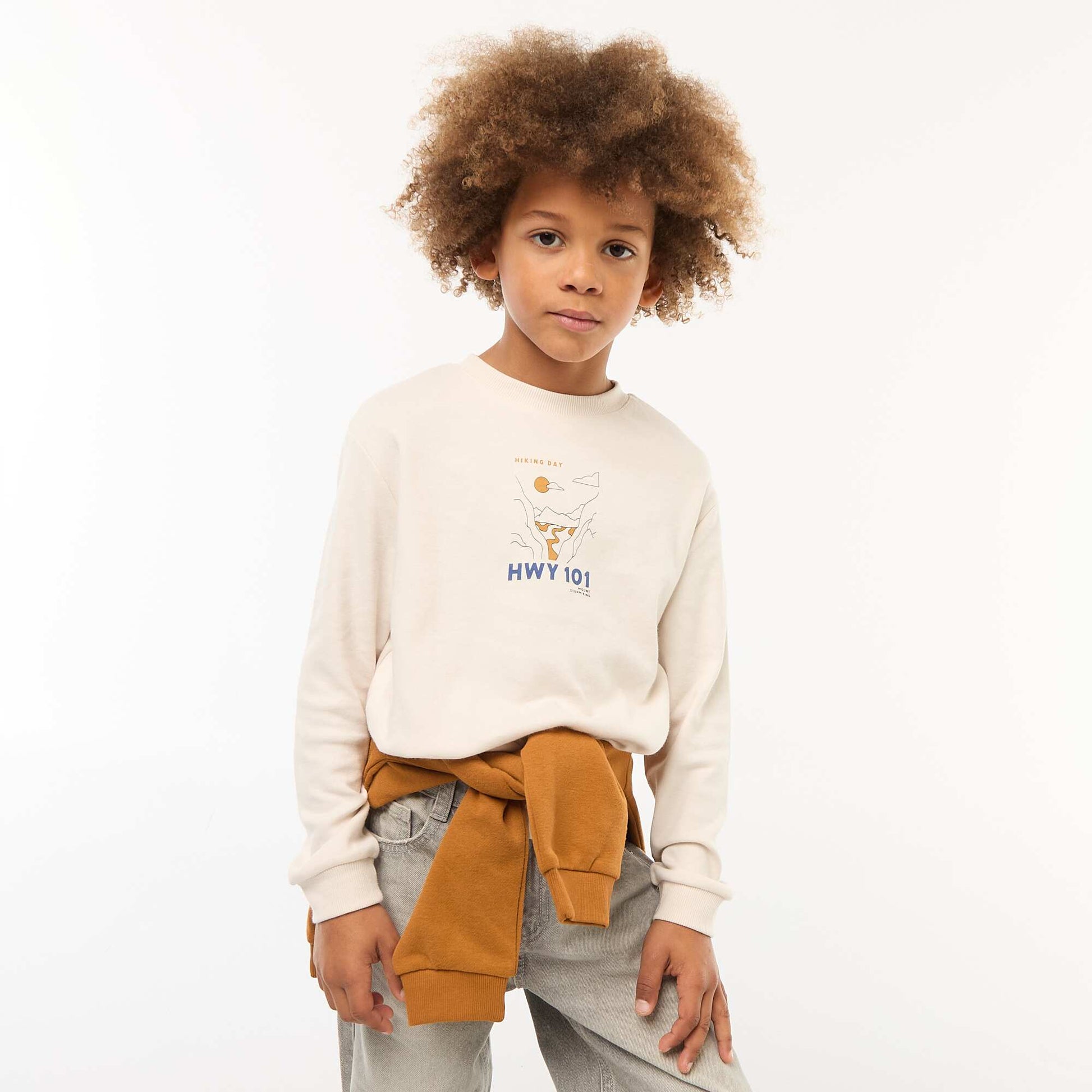 Tee-shirt confort imprimé BLANC