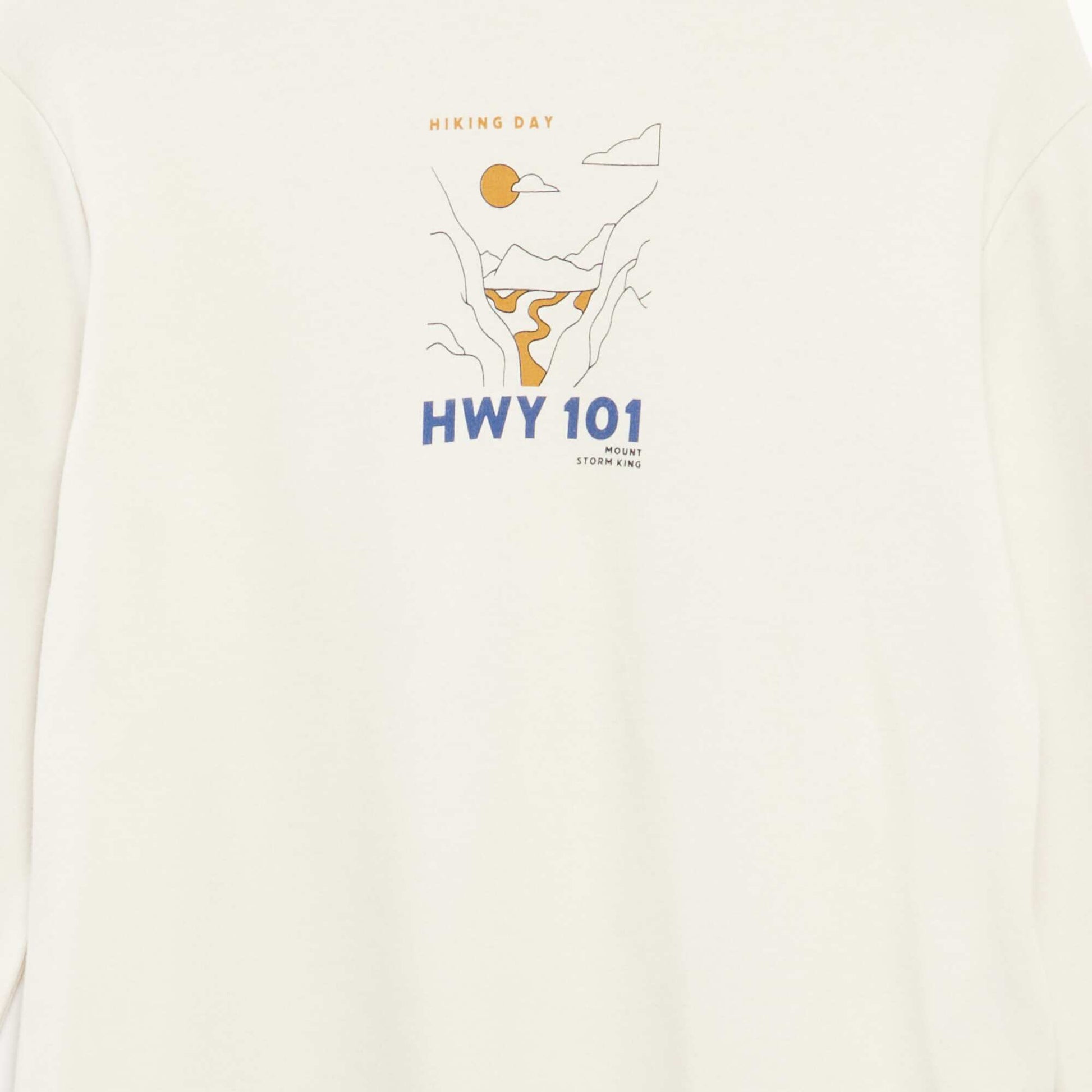 Tee-shirt confort imprimé BLANC