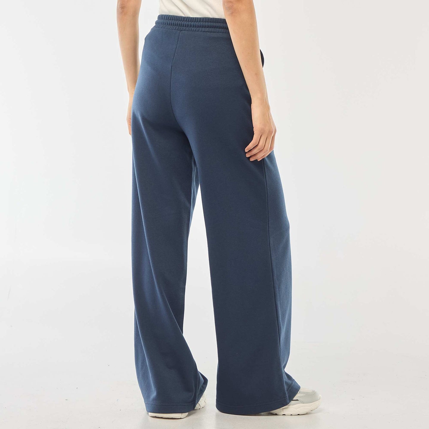 Jogging uni en coton BLEU