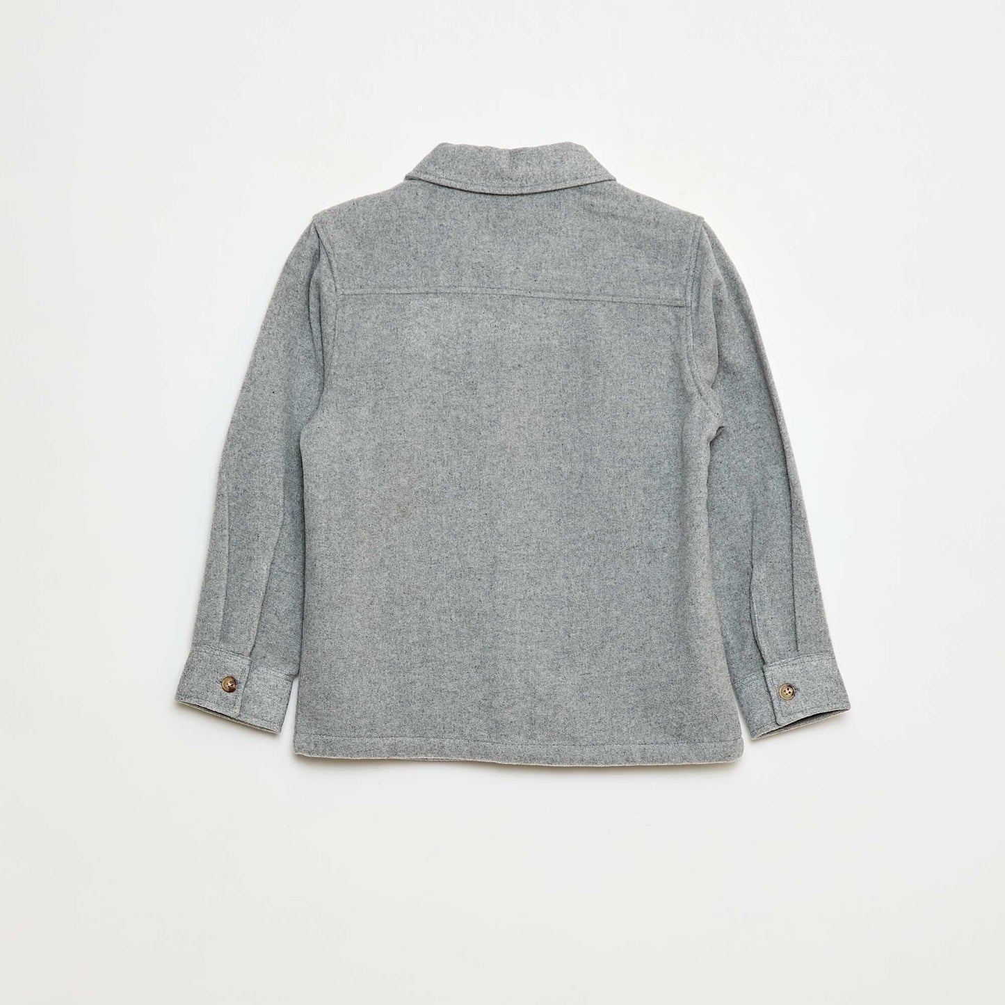 Surchemise en flanelle regular GRIS
