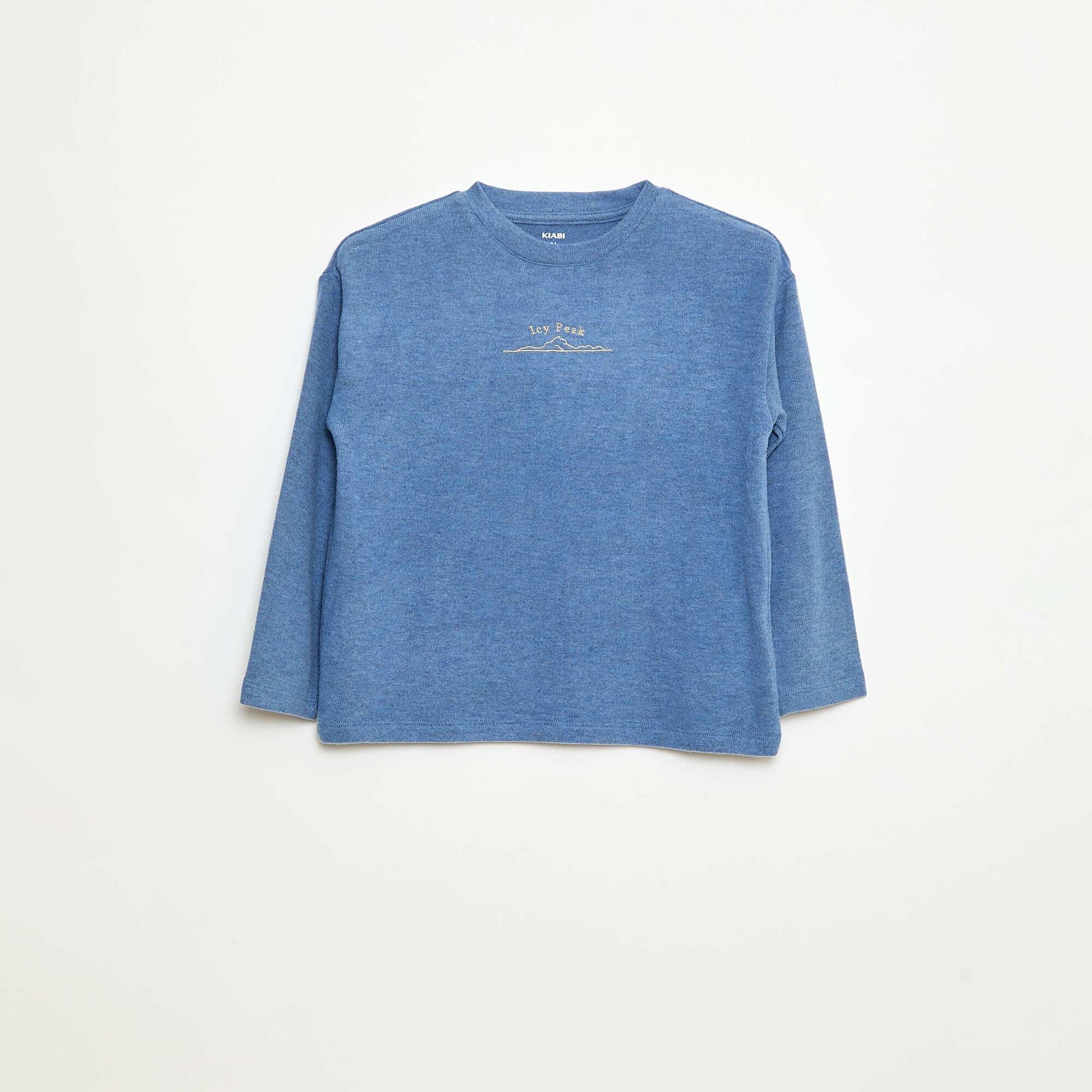 T-shirt loose fit avec animation poitrine BLEU