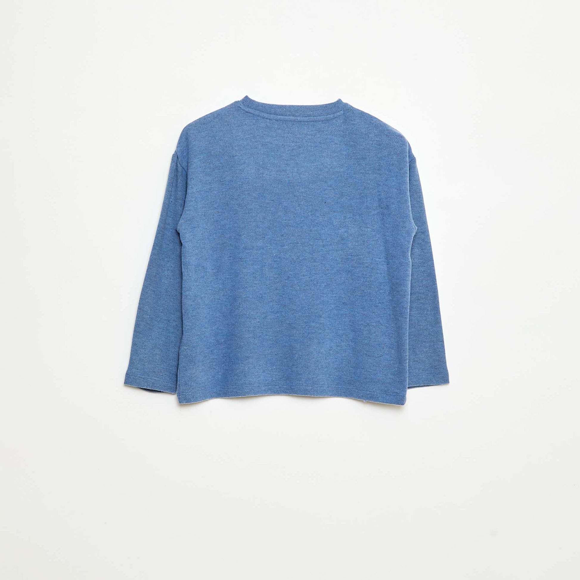 T-shirt loose fit avec animation poitrine BLEU