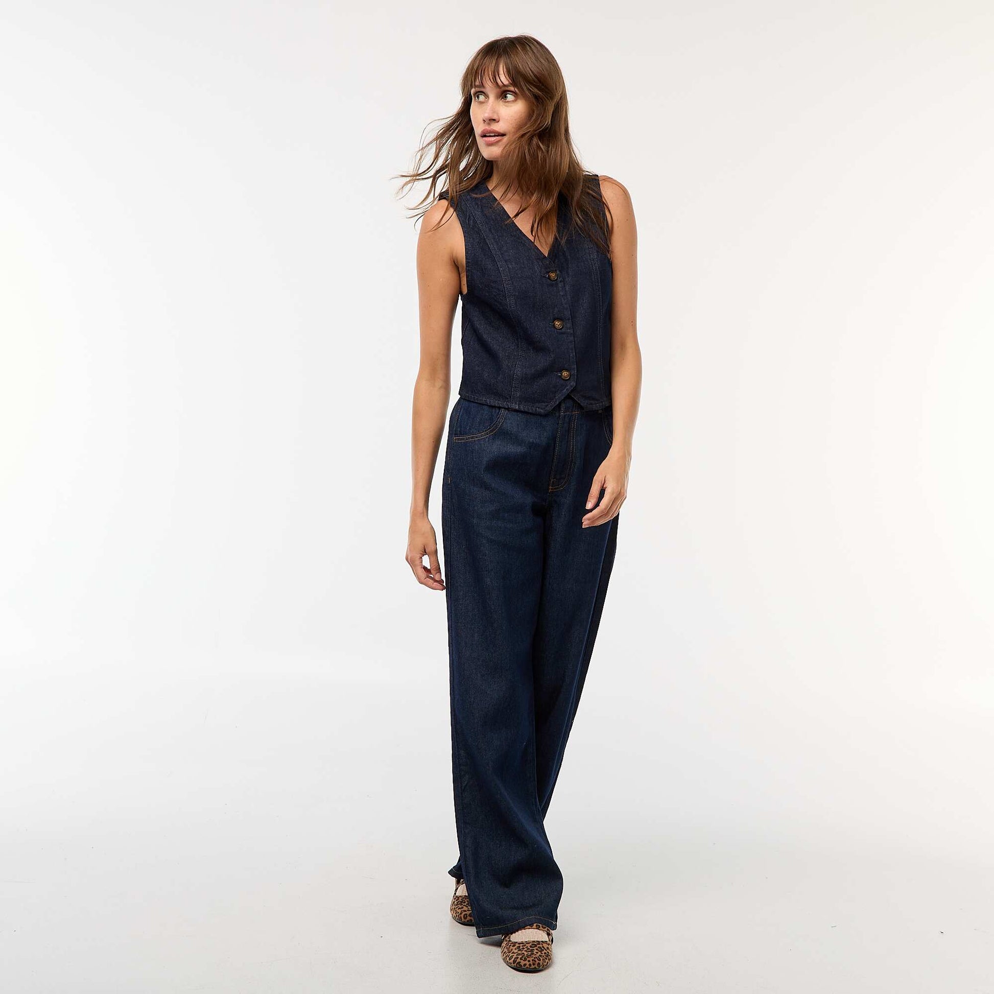 Gilet de costume en denim RINCE