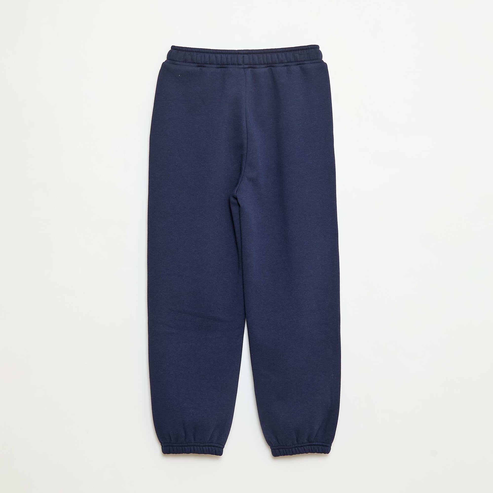 Jogging chaud uni avec doublure polaire BLEU