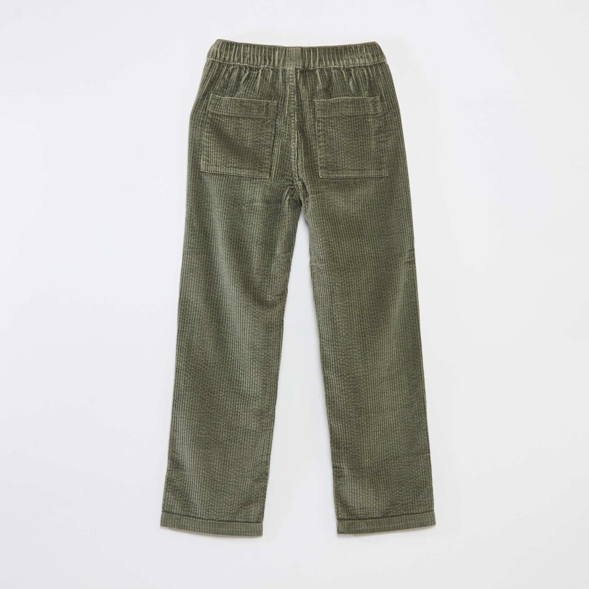 Pantalon en velours côtelé VERT