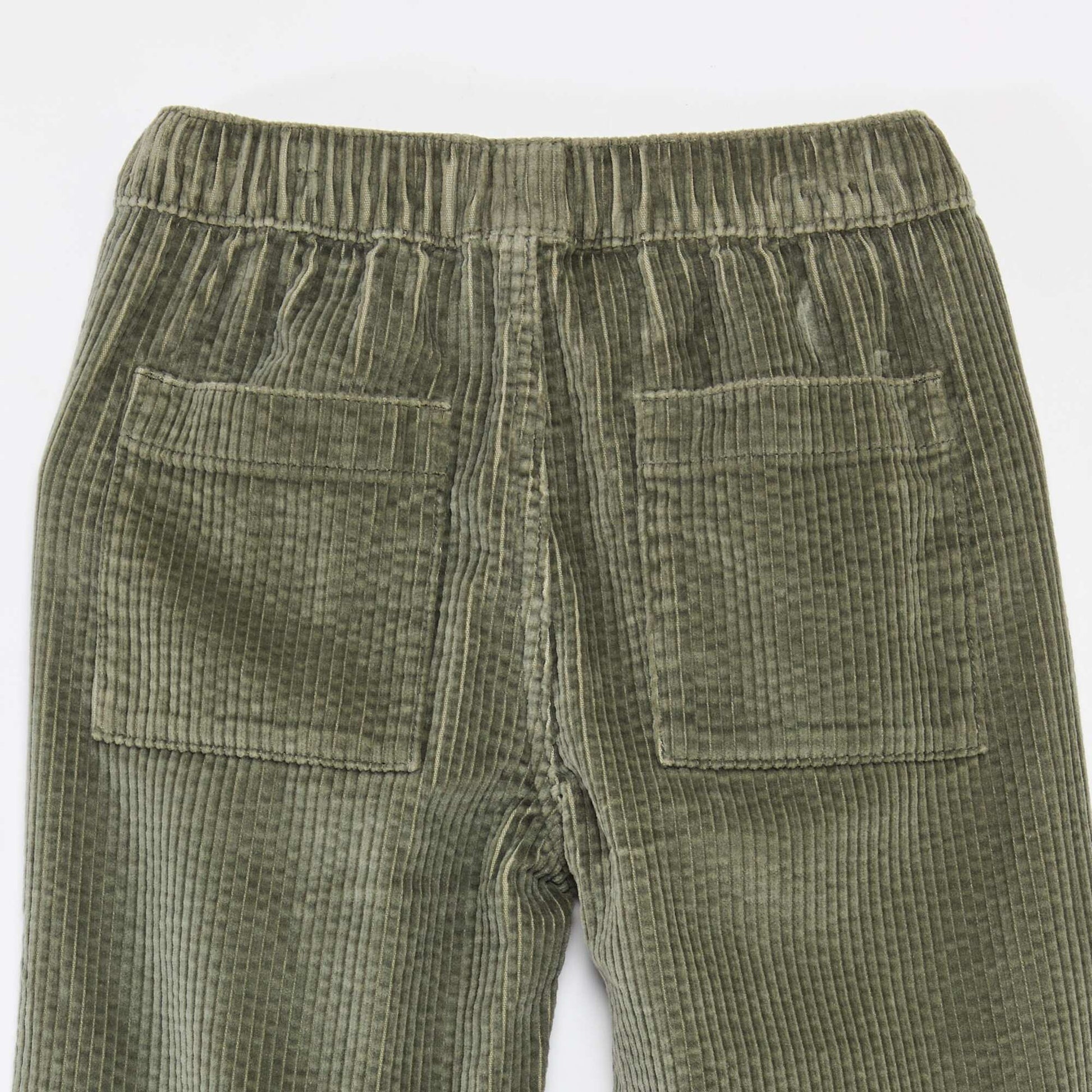 Pantalon en velours côtelé VERT