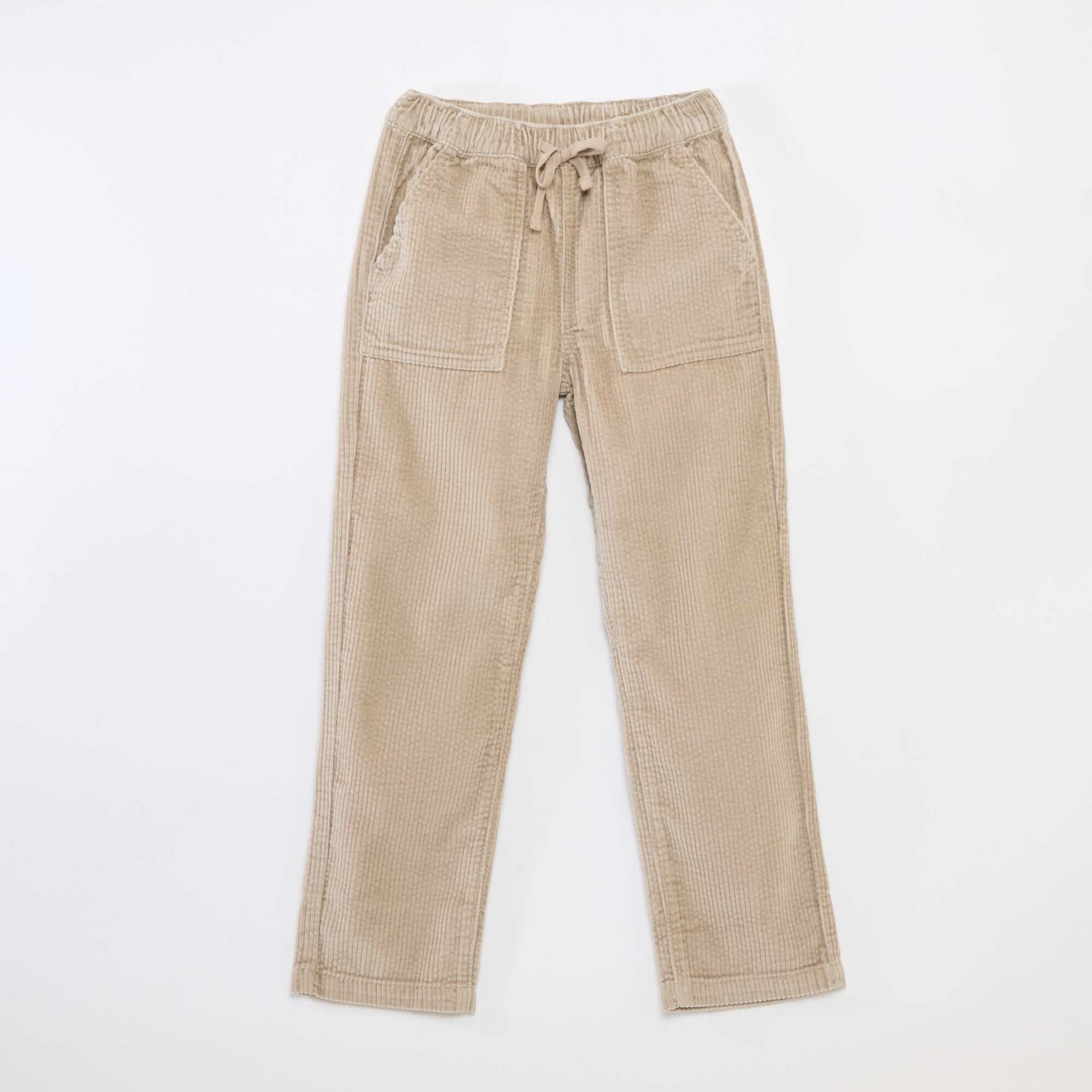 Pantalon en velours côtelé BEIGE