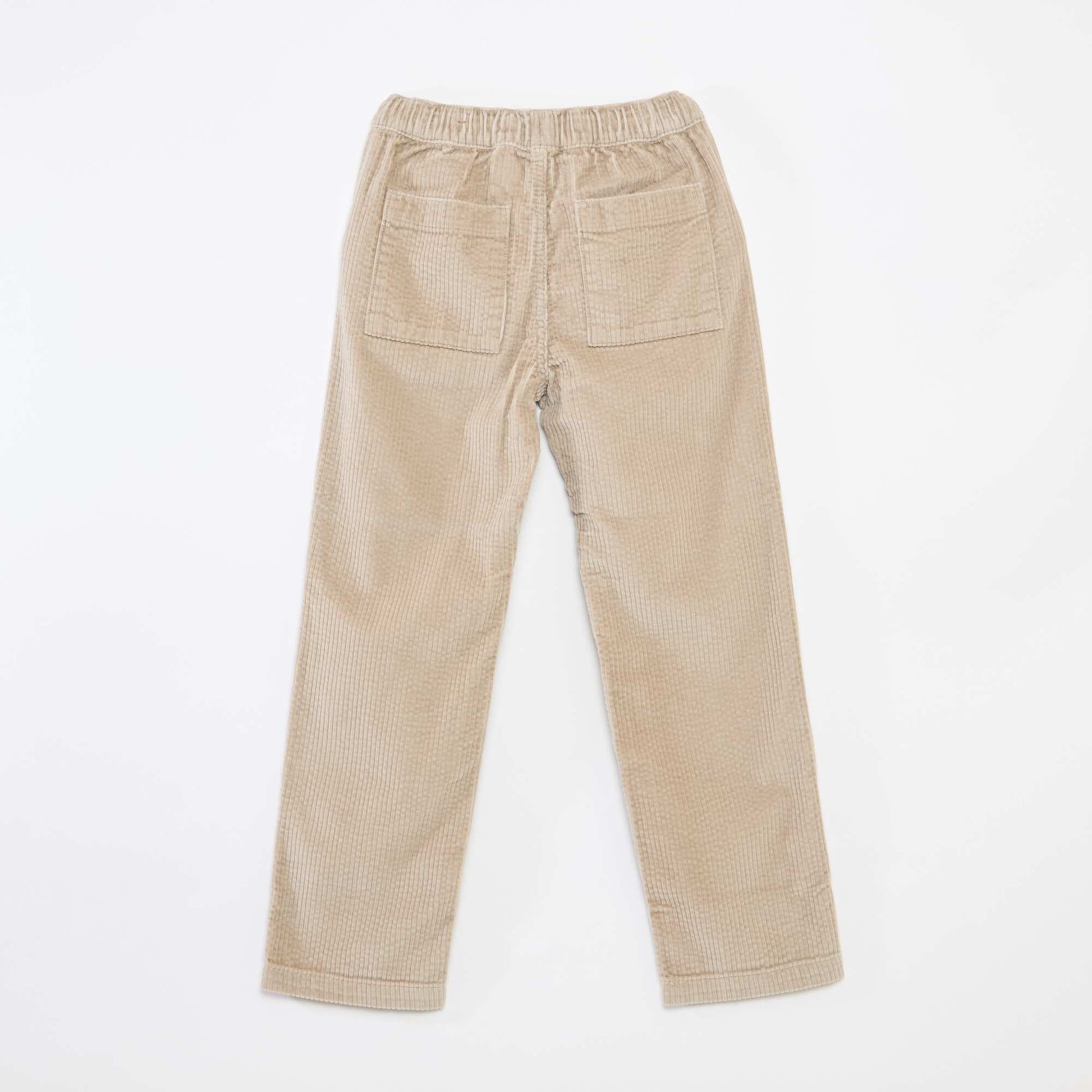 Pantalon en velours côtelé BEIGE