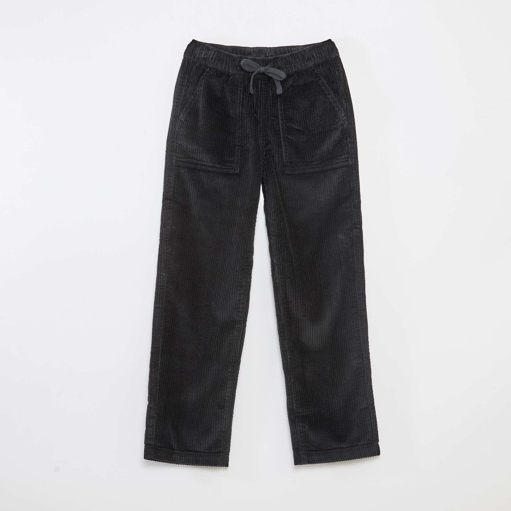 Pantalon en velours côtelé NOIR