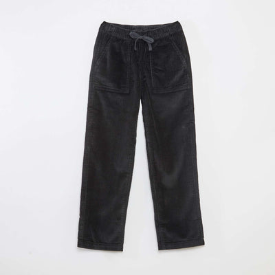Pantalon en velours côtelé NOIR