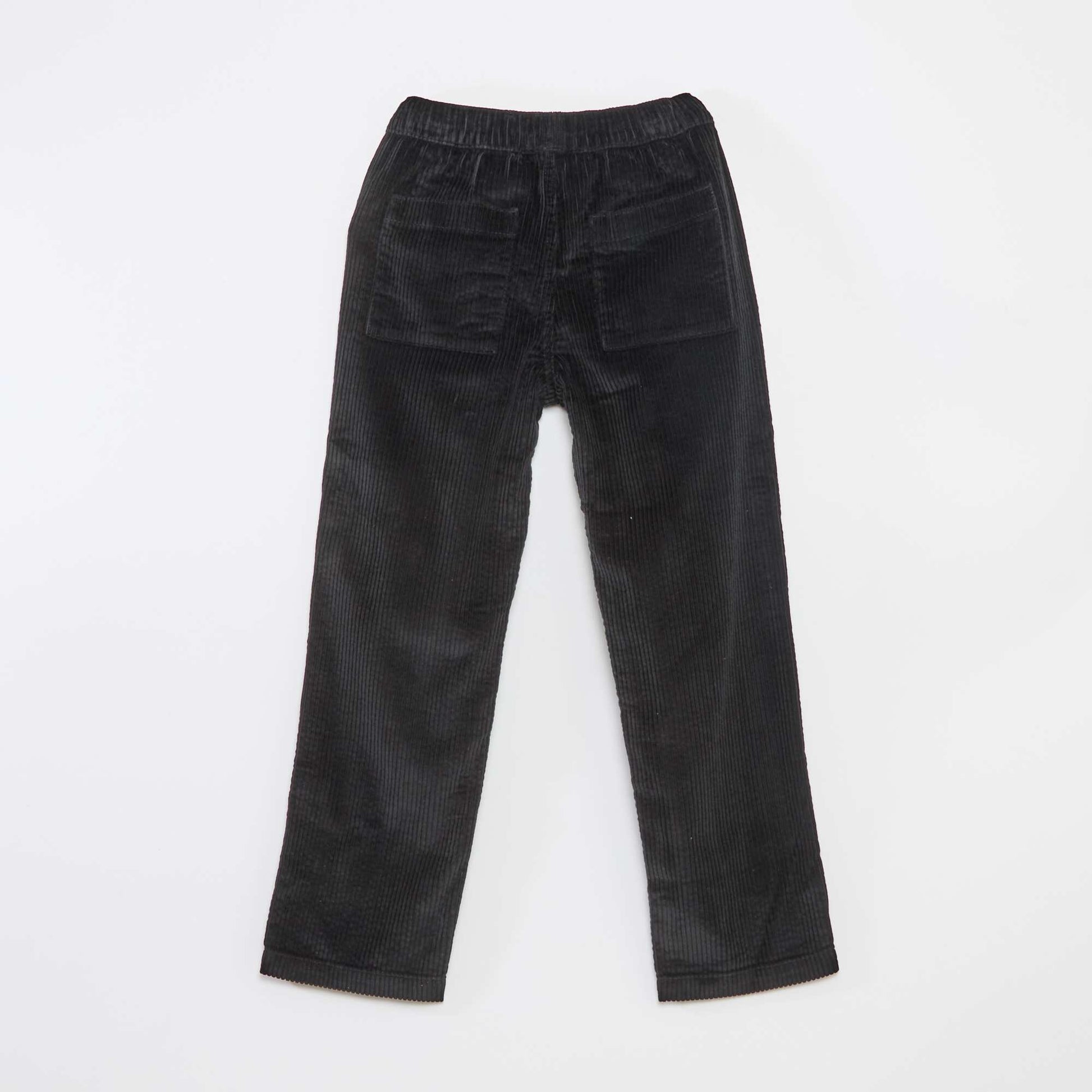 Pantalon en velours côtelé NOIR