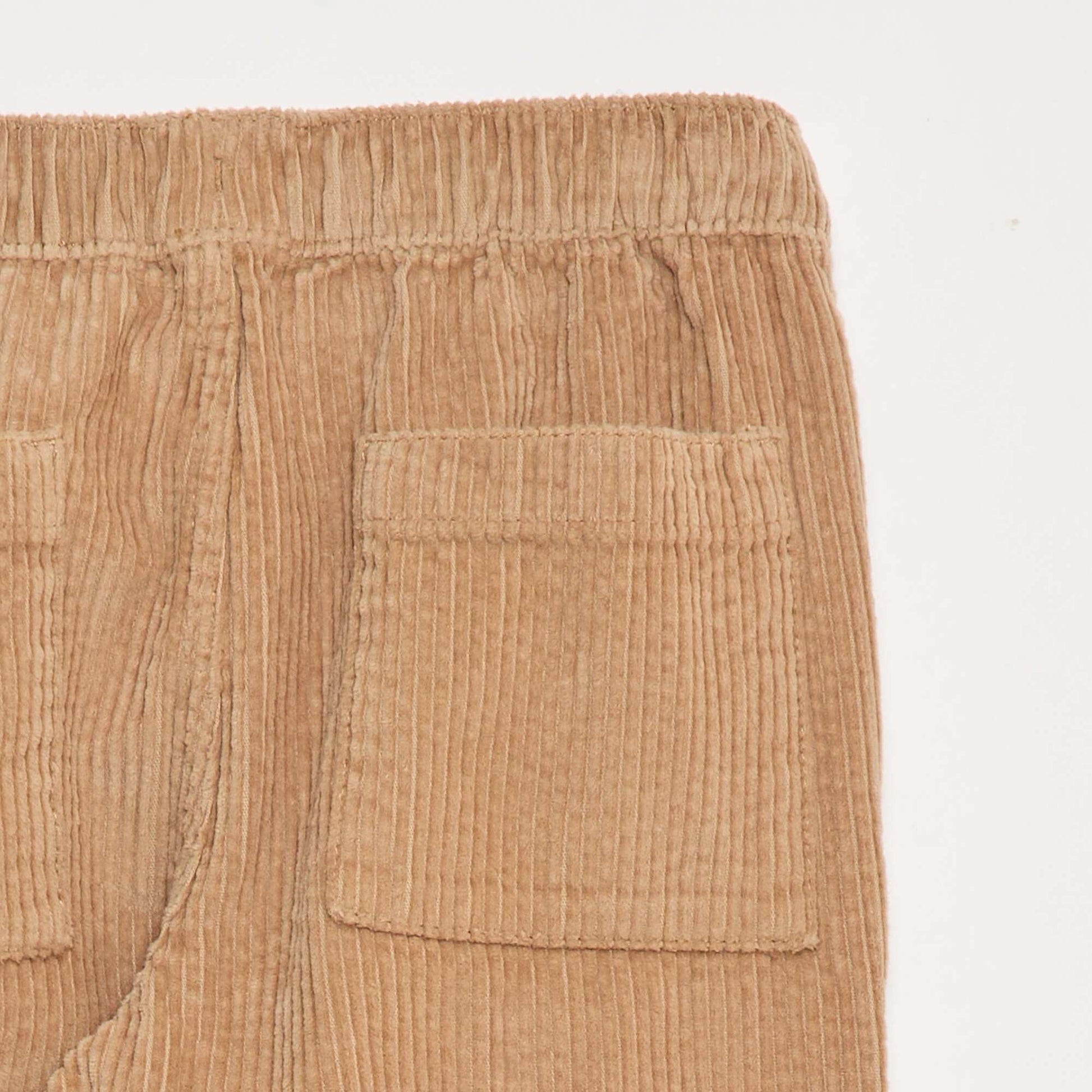 Pantalon en velours côtelé BEIGE