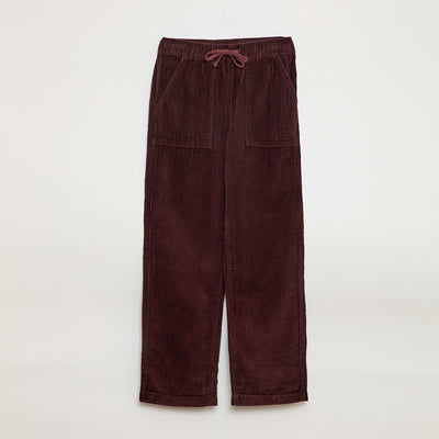 Pantalon en velours côtelé VIOLET