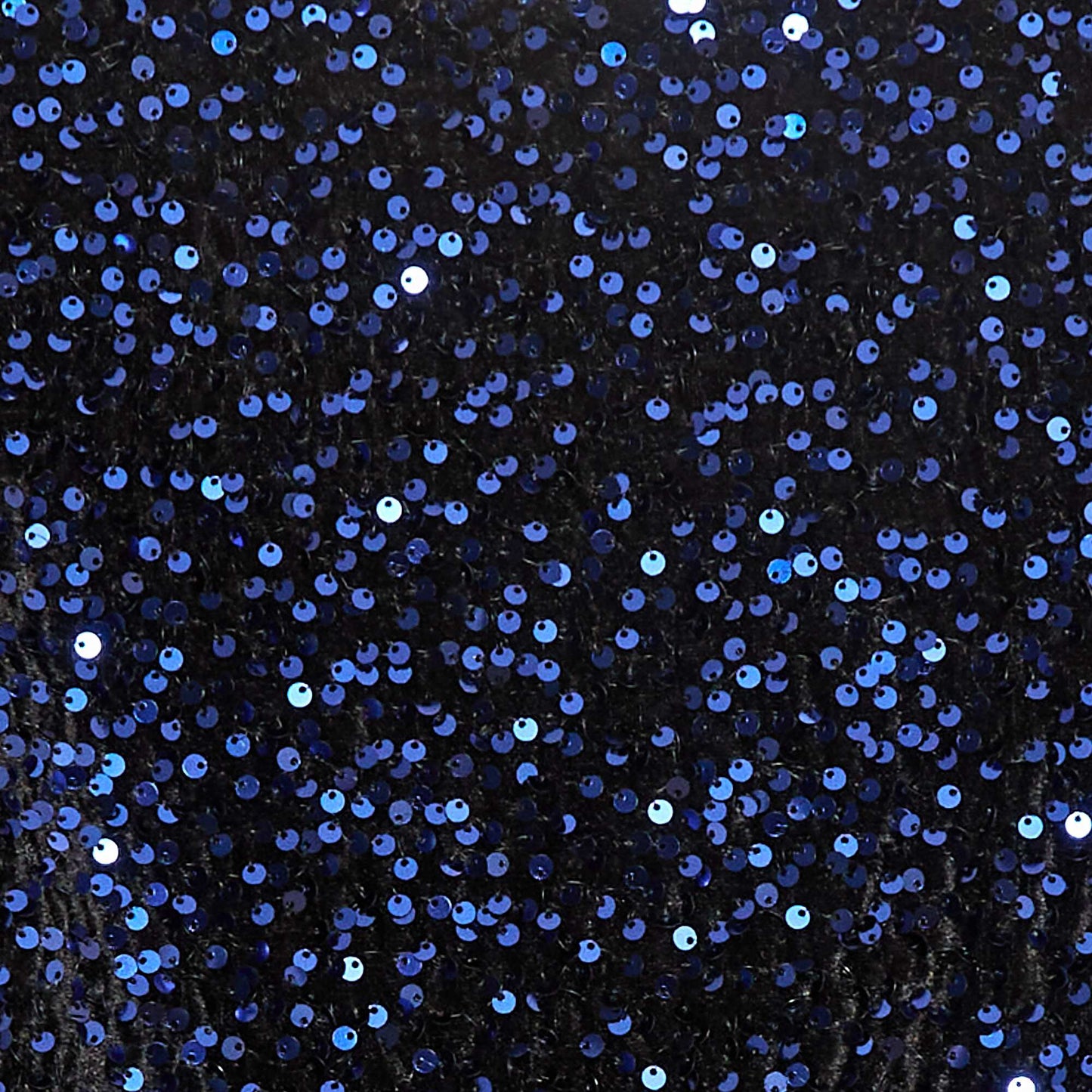 Robe courte velours avec sequins BLEU