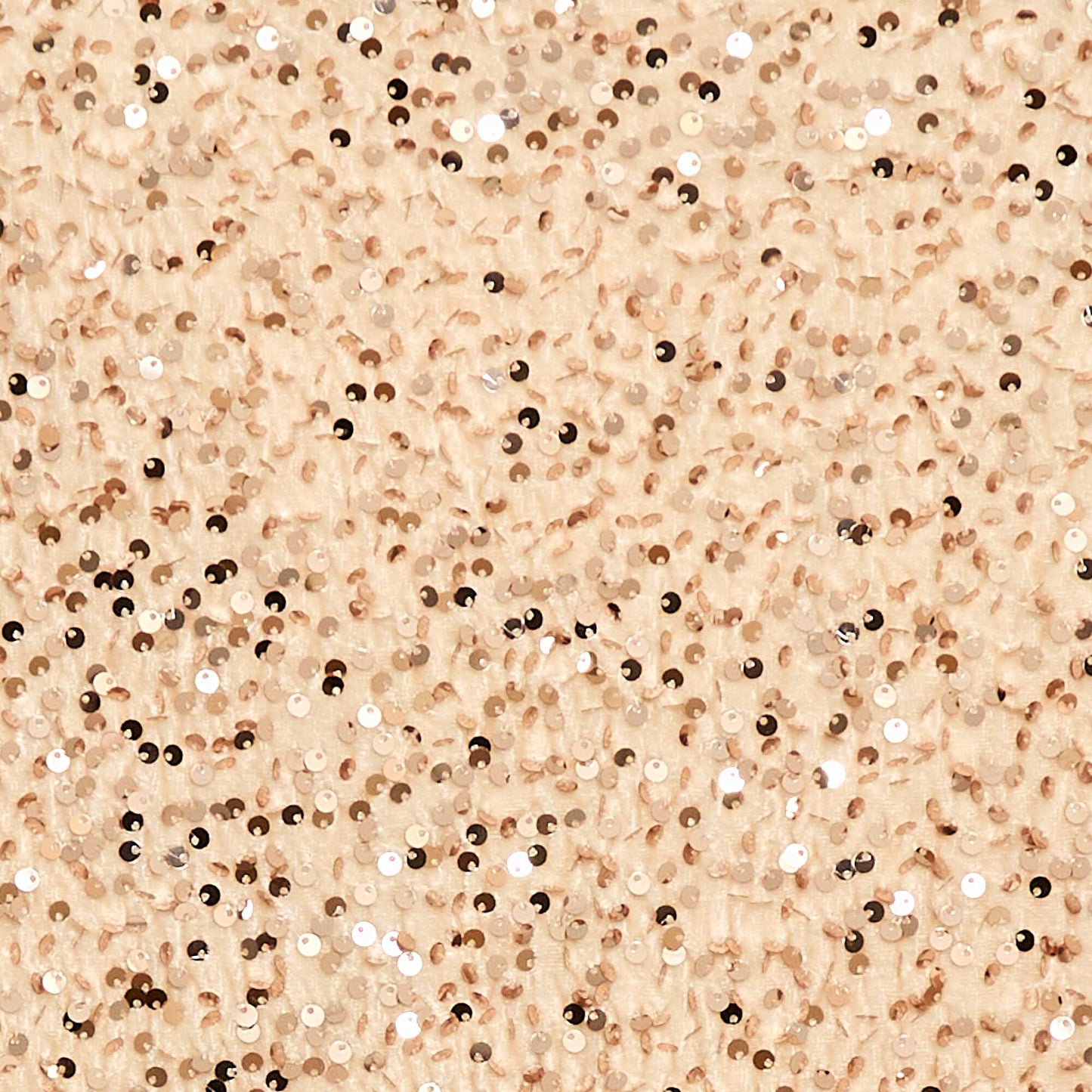 Robe courte velours avec sequins BEIGE