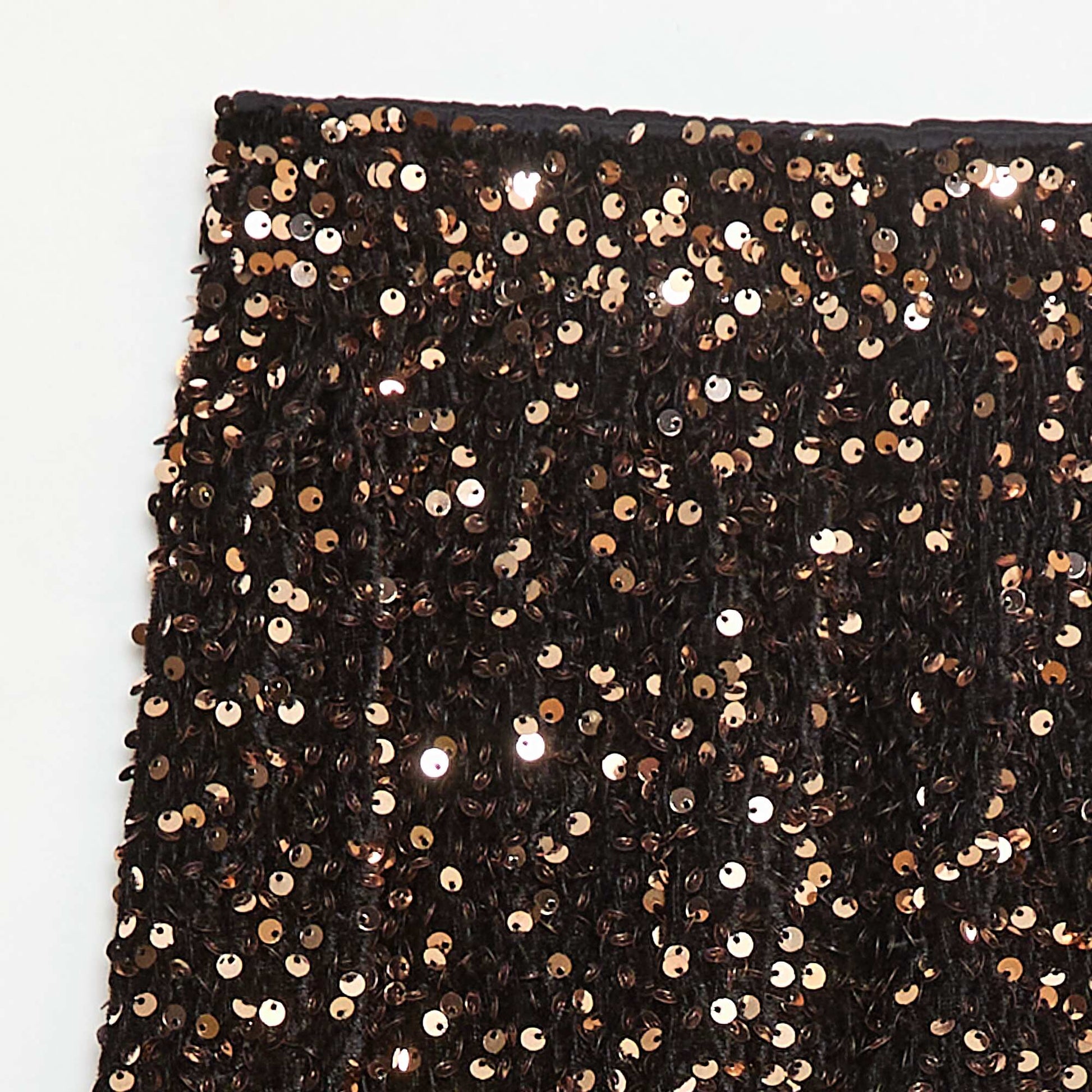 Short en sequins uni JAUNE