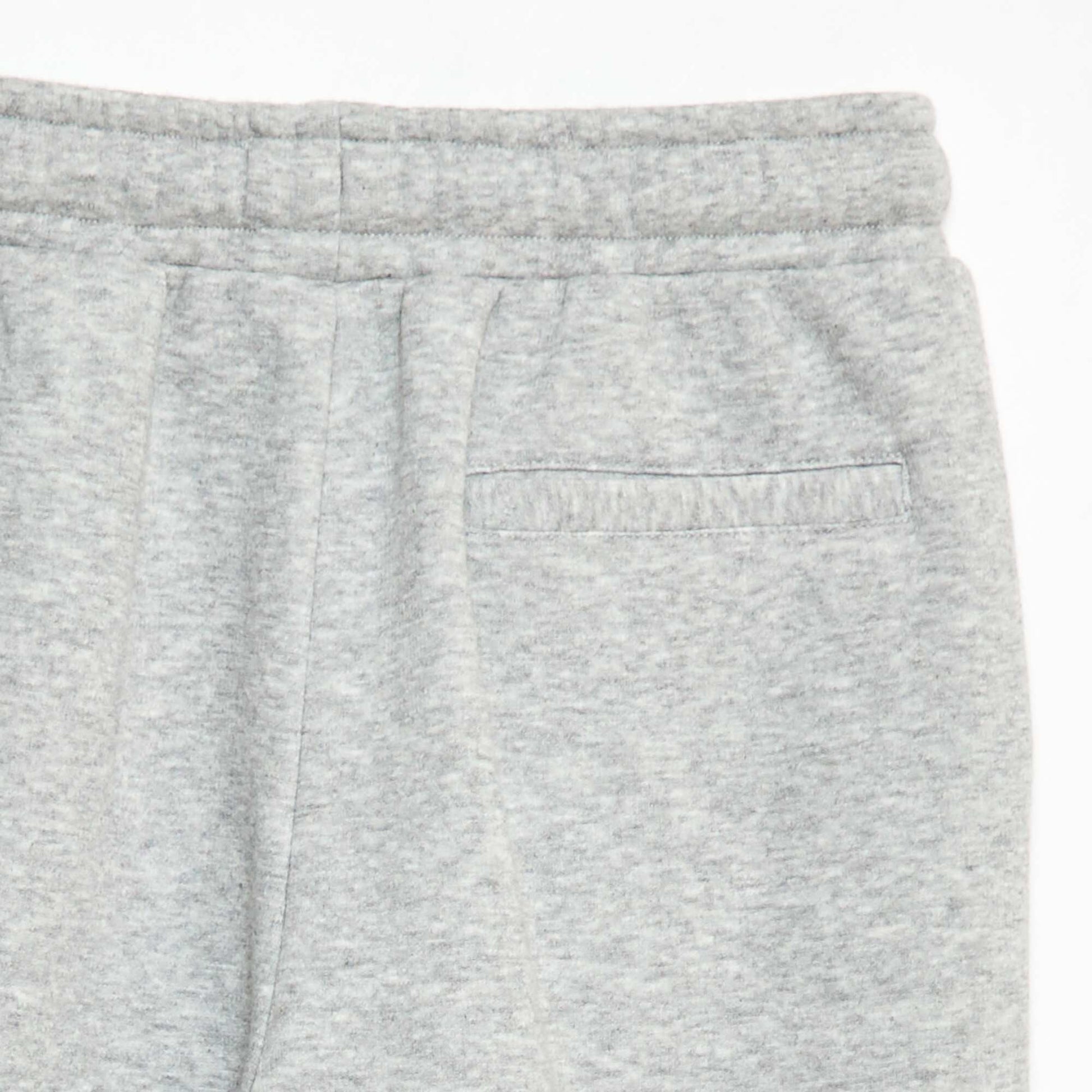 Jogging large uni en coton GRIS