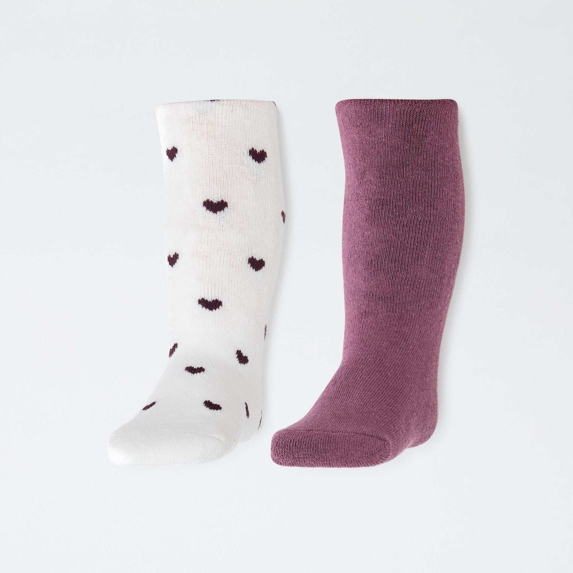 Lot de 2 collants chauds ROSE