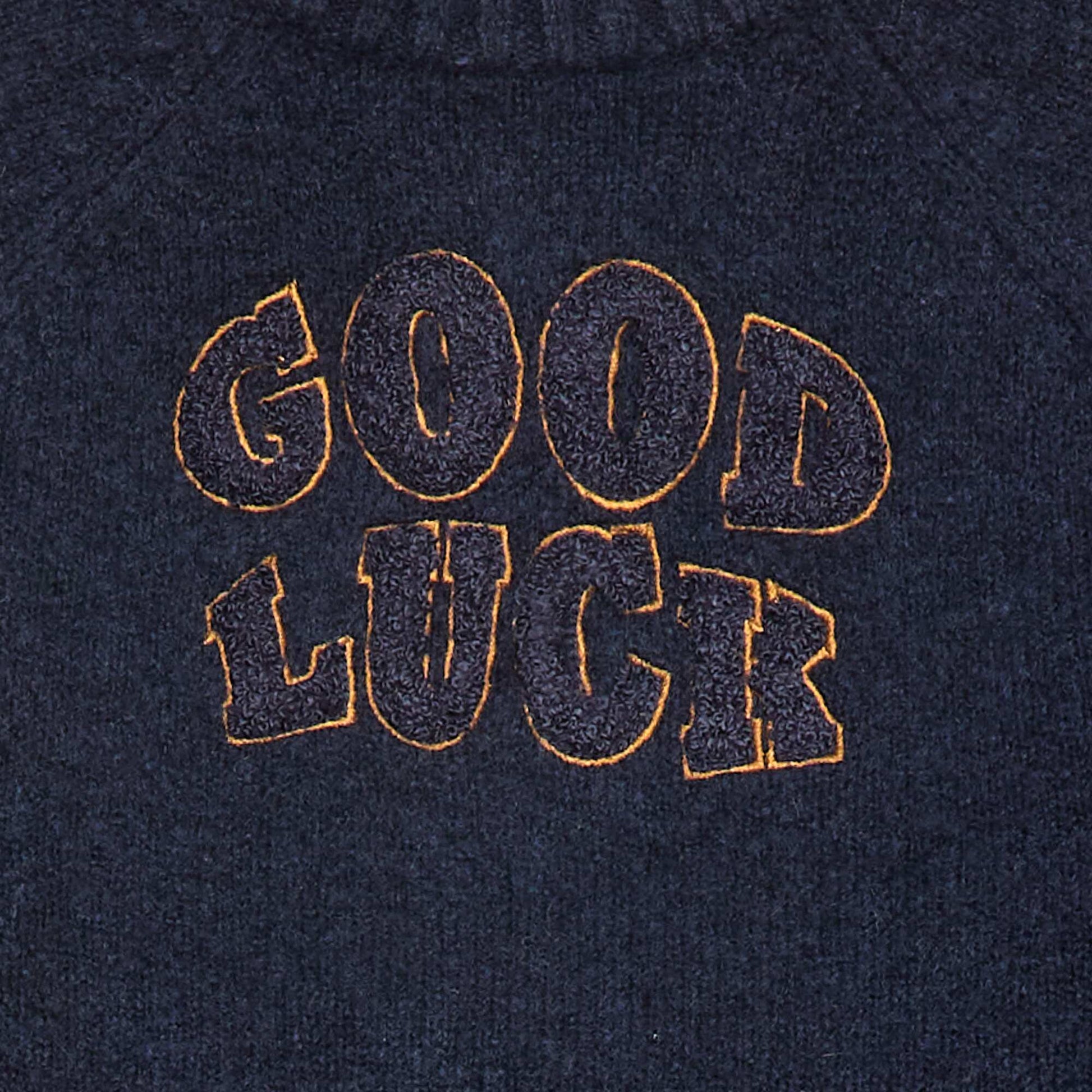 Pull jacquard rayé BLEU