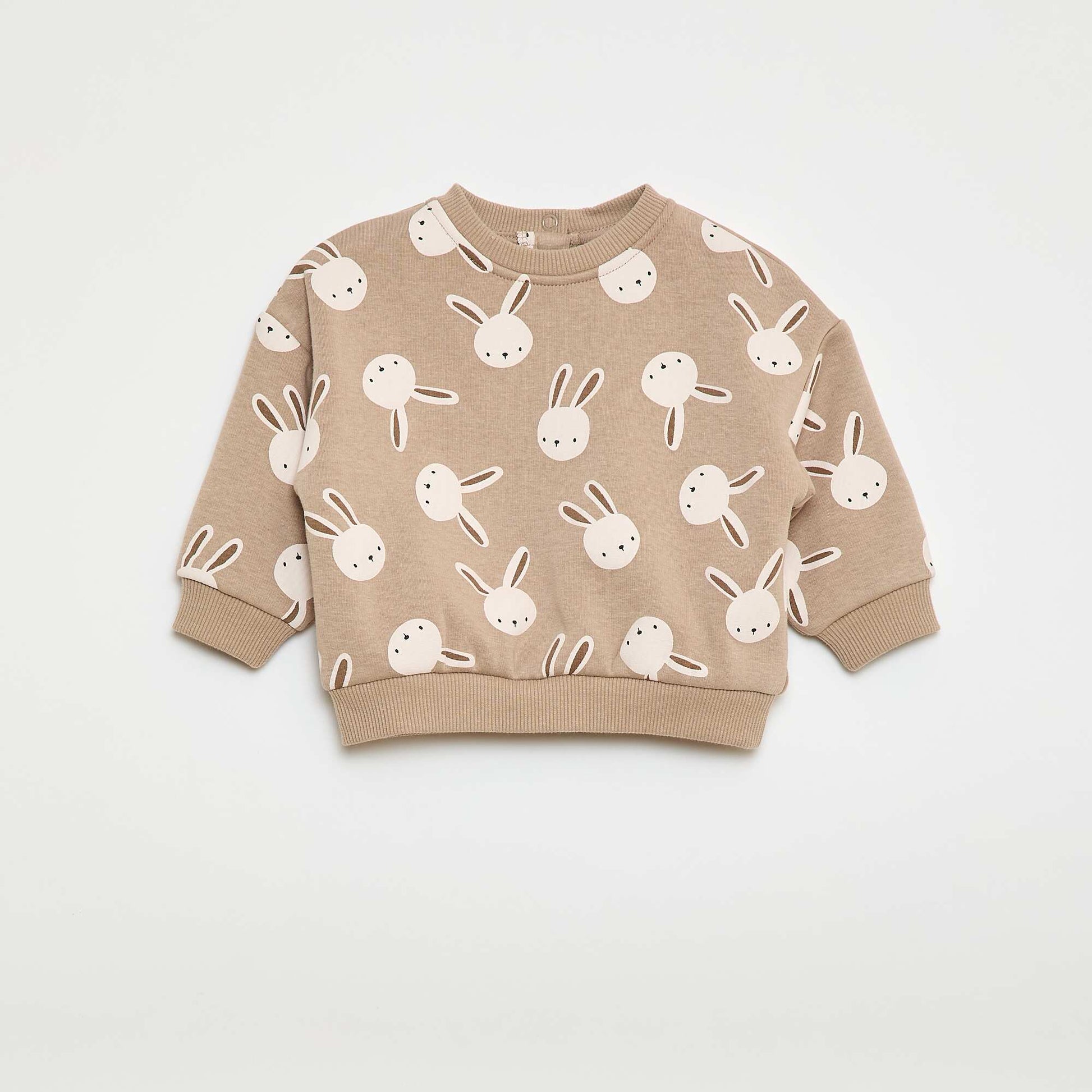 Sweat animé manches longues animé MARRON
